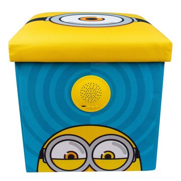 Fizz creations Minions 3in1 Sound Box Wireless Lautsprecher (Lautsprecher, Aufbewahrungsbox und Sitzmöglichkeit in einem)