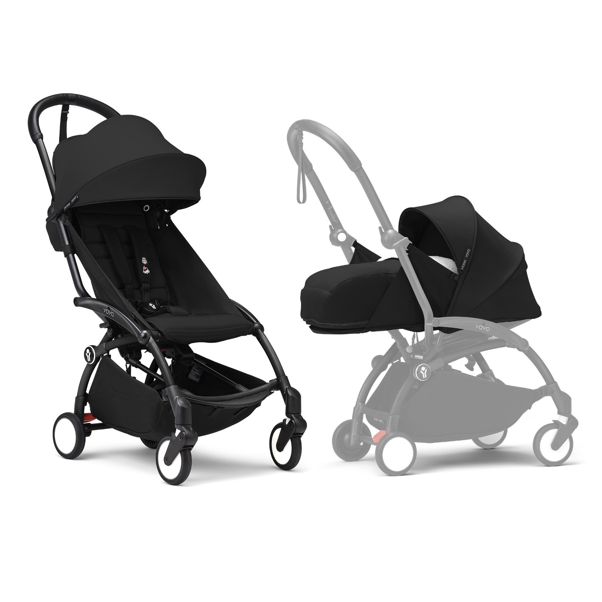 Stokke Kinder-Buggy YOYO³ Kinderwagen mit Neugeborenen, Leicht & kompakt - Handgepäck-kompatibel