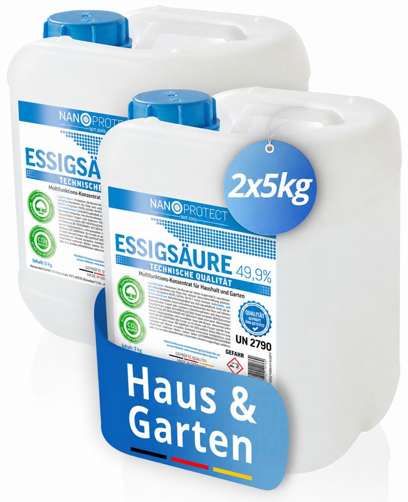 Nanoprotect Essigsäure 49,9% Reinigungskonzentrat