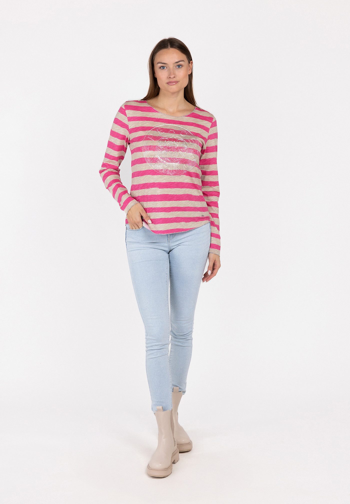 Key Largo Longsleeve WLS HAPPINESS round (1er)