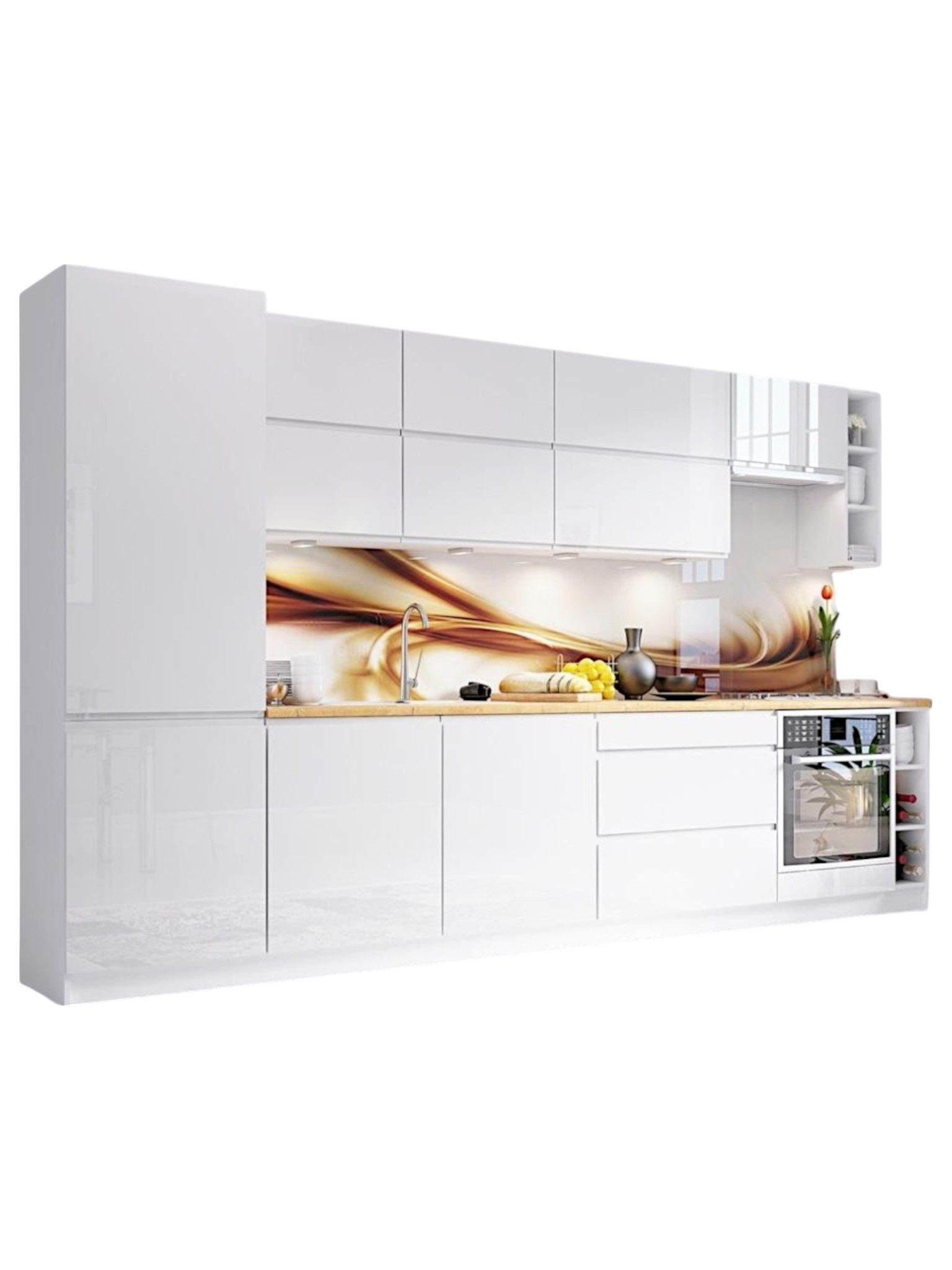 ROYAL24_MARKT Küchenzeile K40-G340 - Aspen - Modernes Design mit außergewöh günstig online kaufen