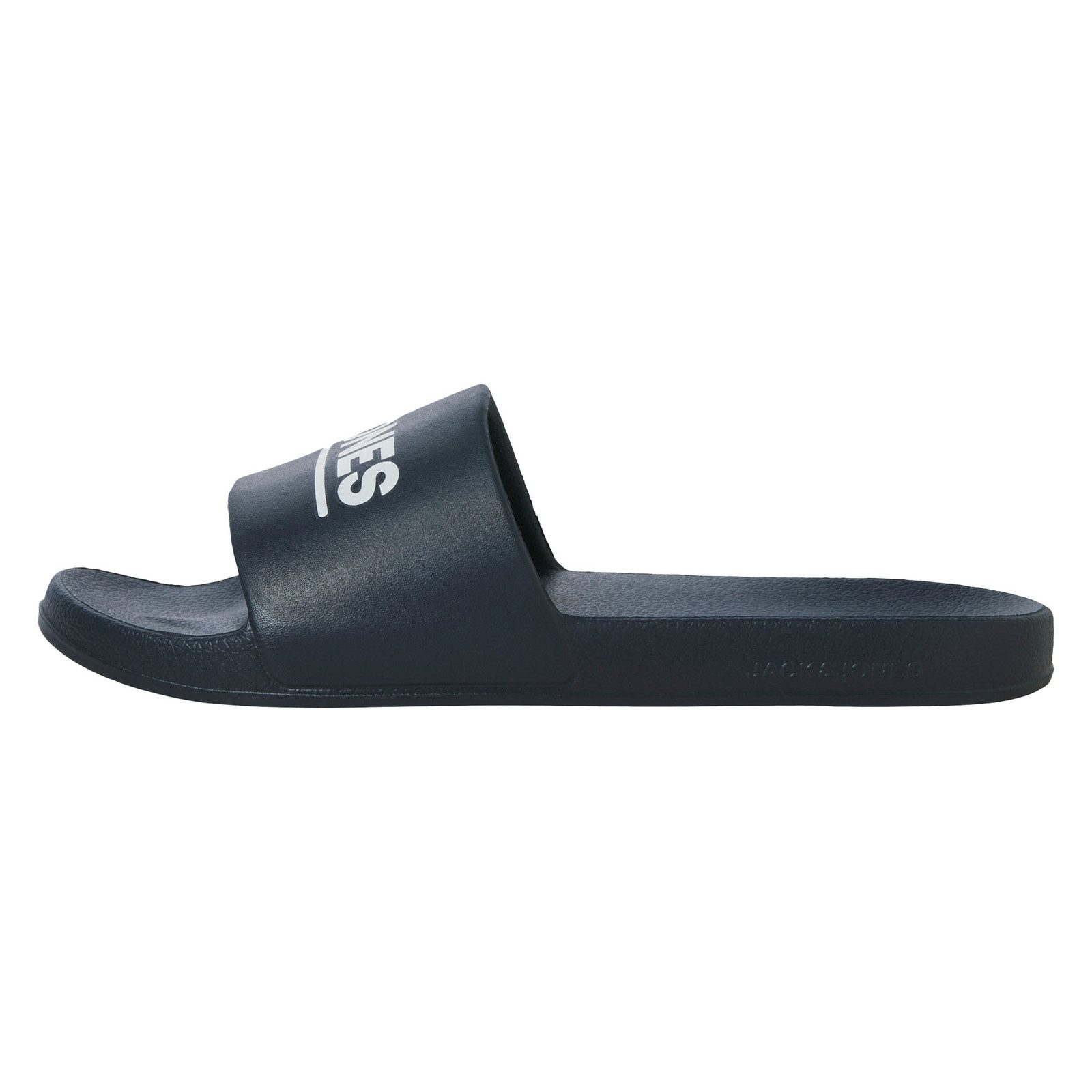 Jack & Jones JFWOLLIE Slider LN Badeschuh mit plakativem Markenschriftzug