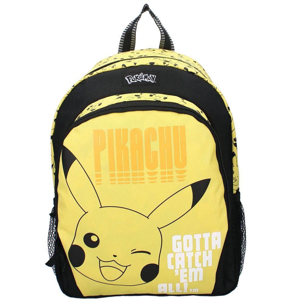 POKÉMON Kinderrucksack Kinder Rucksack mit Vortasche Pokemon 37 x 28 x 12 cm Tasche