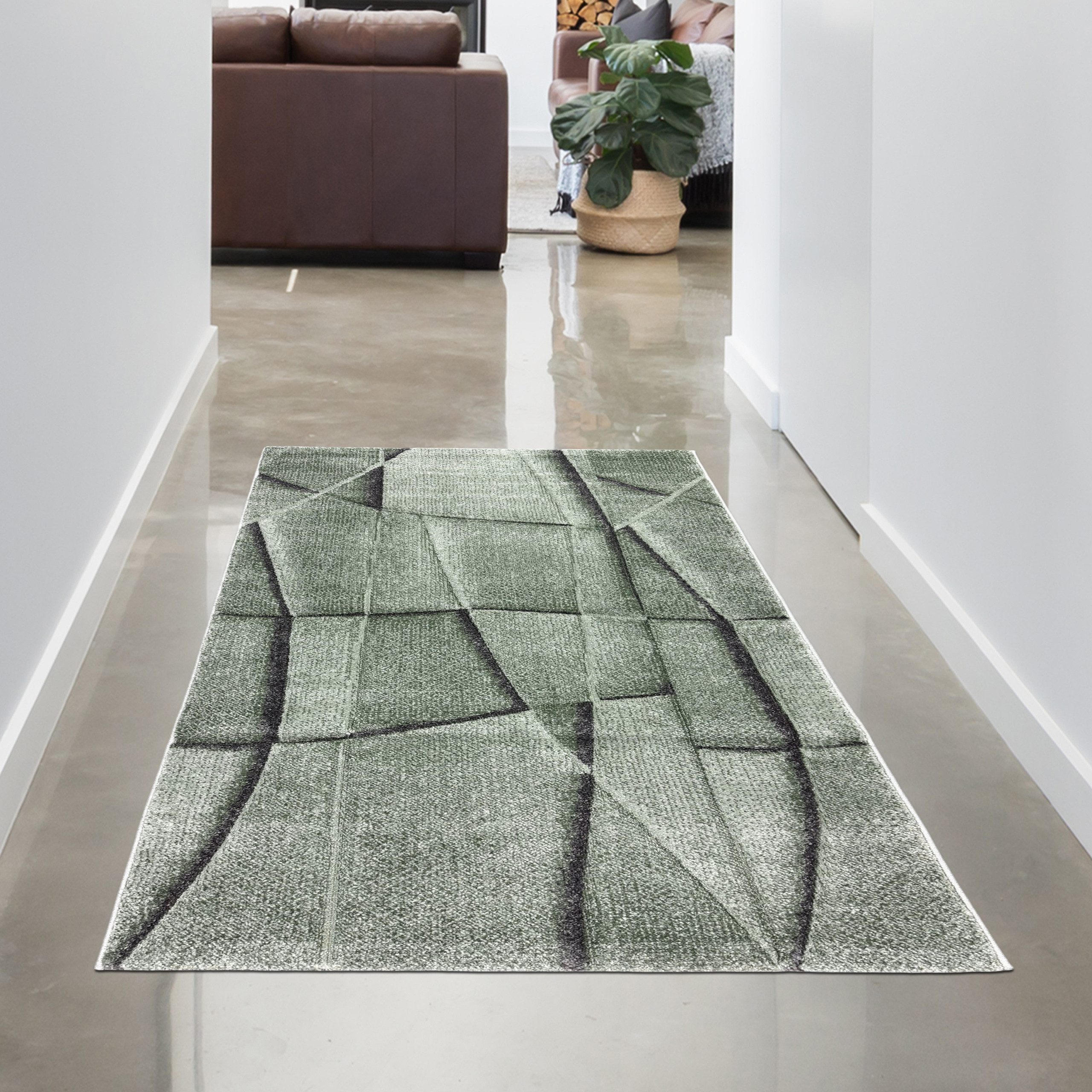 Carpetia Teppich Wohnzimmer Teppich mit geometrischem günstig online kaufen