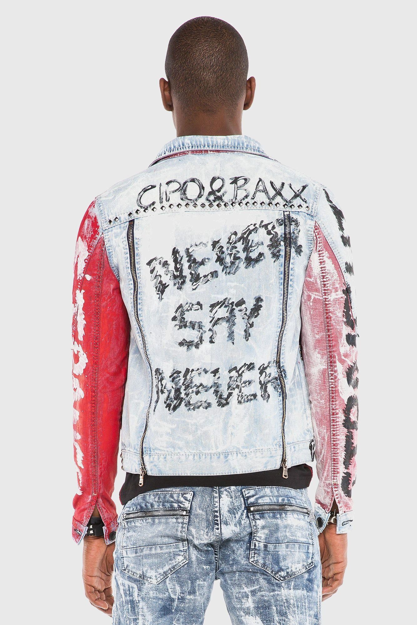 Cipo & Baxx Jeansjacke Jacke mit günstig online kaufen