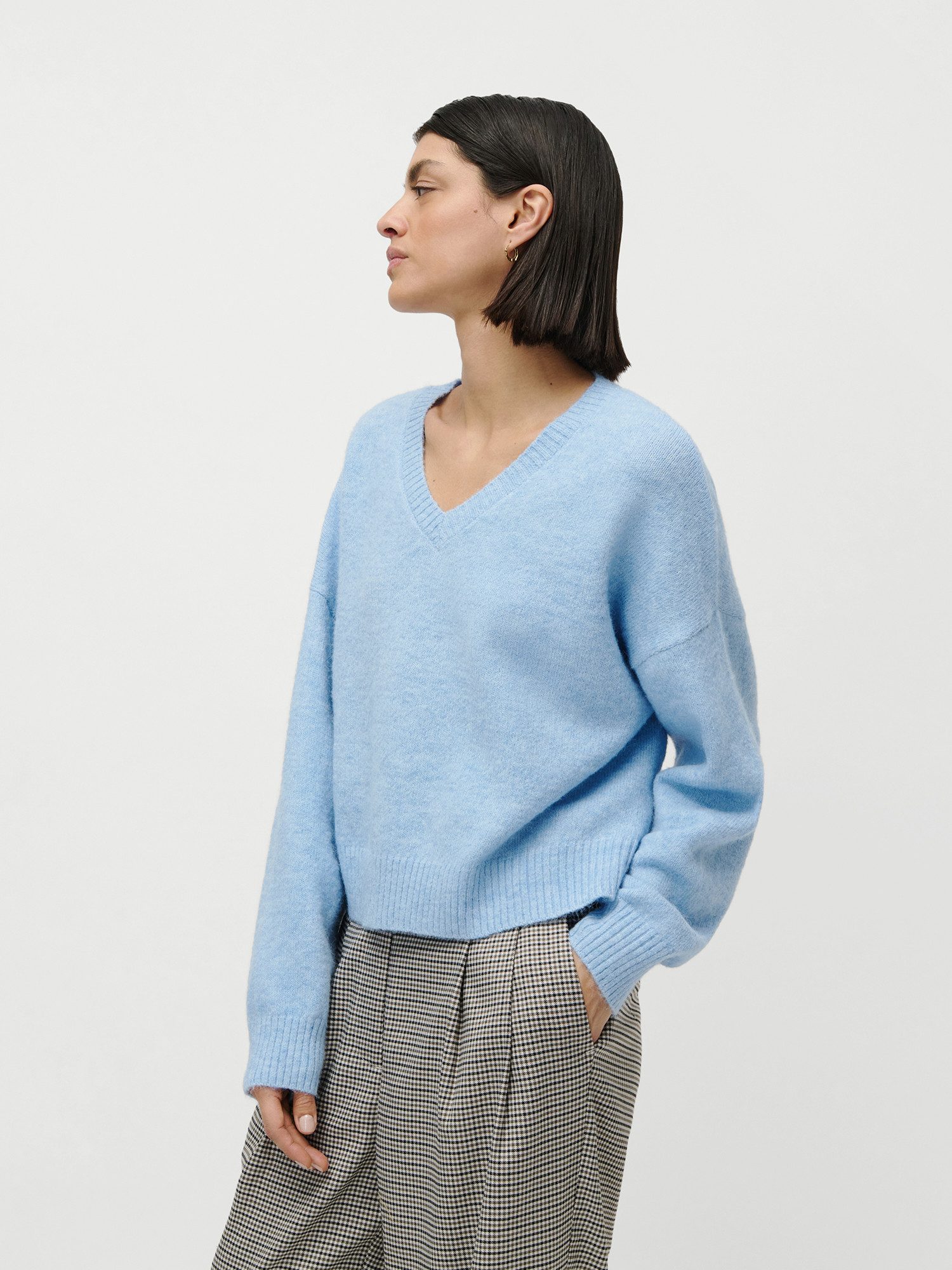 LeGer Strickpullover Halina, LeGer by Lena Gercke Loose fit mit Rundhalsaus günstig online kaufen