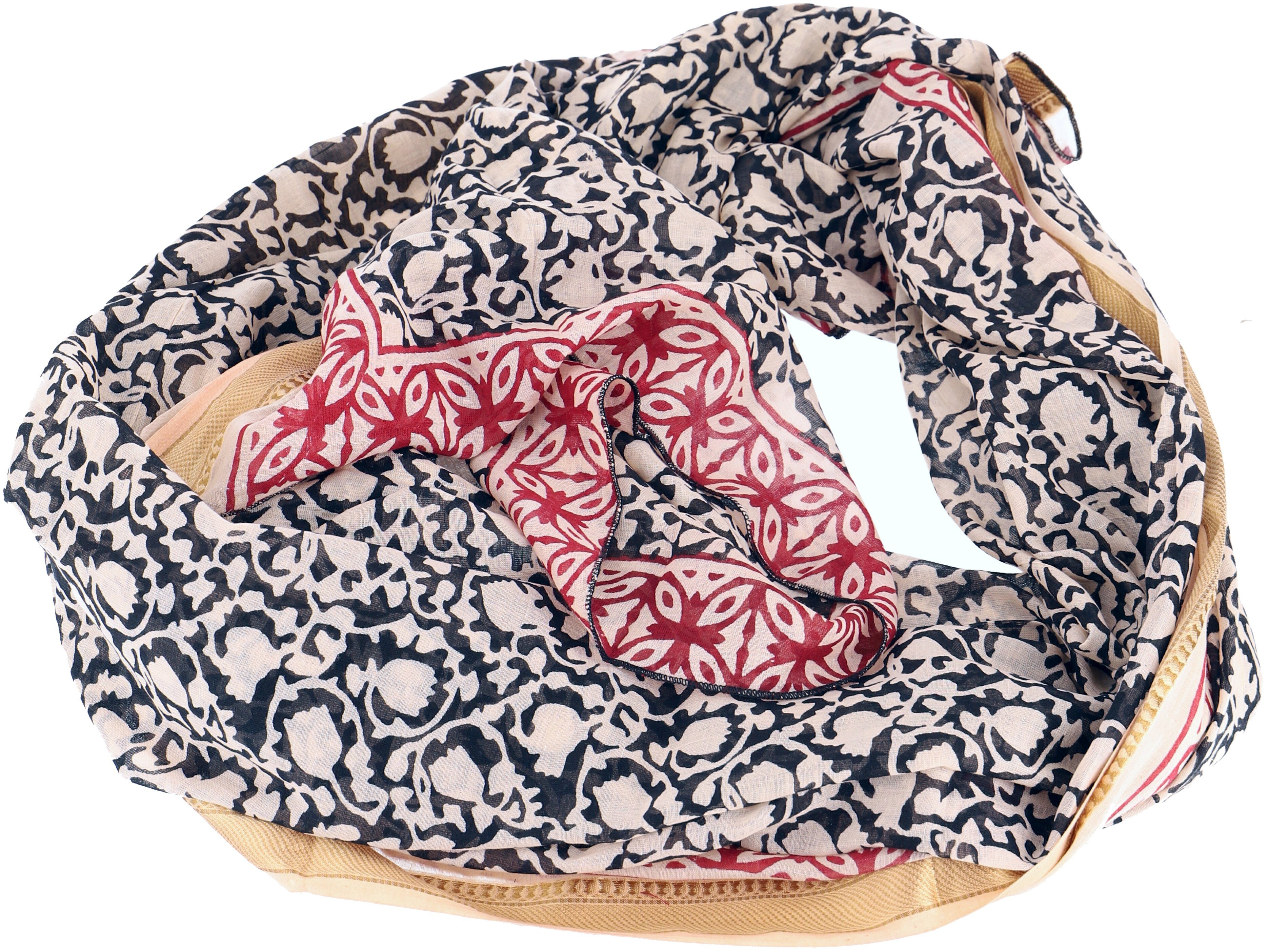 Guru-Shop Sarong Leichter Pareo Schal, Sarong, handbedrucktes.. – Bild 3 von 4