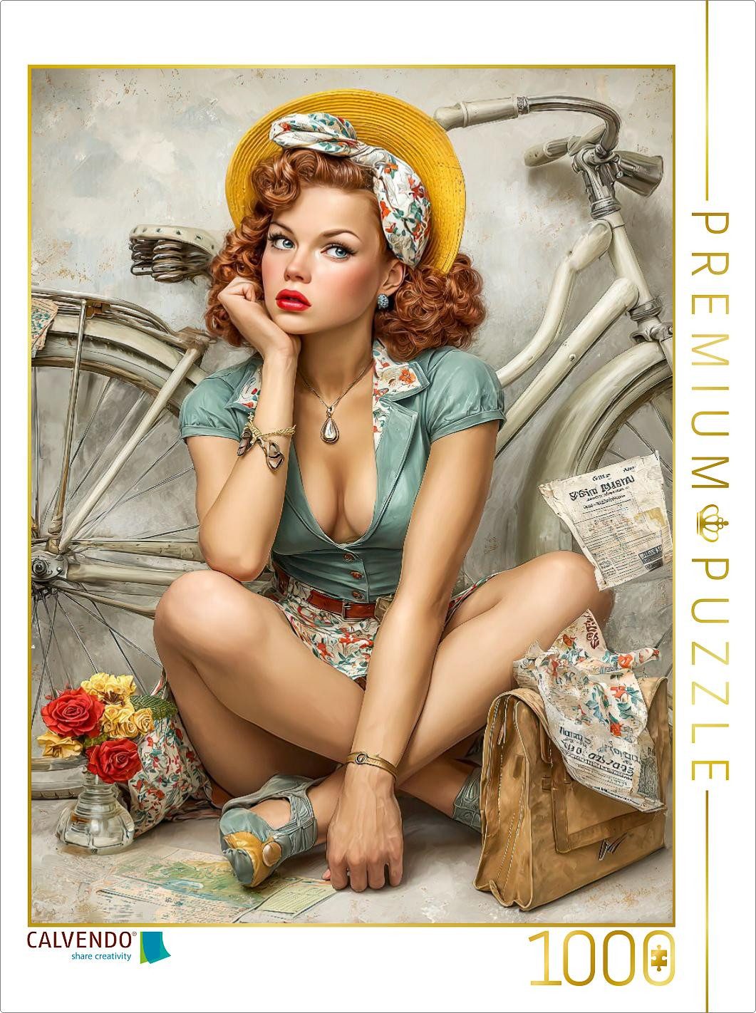 CALVENDO Puzzle CALVENDO Puzzle Soll ich mit dem Fahrrad oder soll ich nicht, 1000 Te, 1000 Puzzleteile