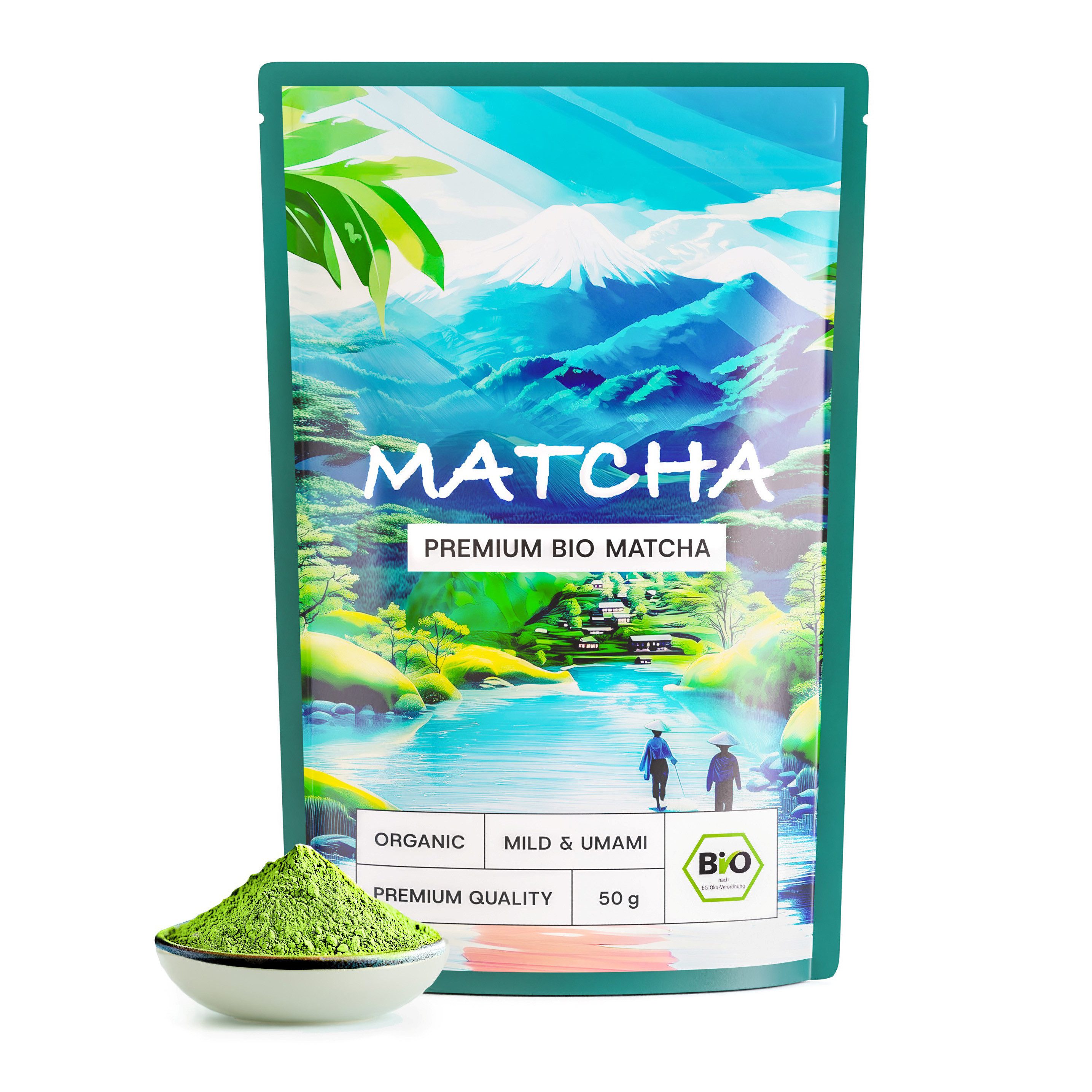 Kemes Tee Matcha Pulver BIO Qualität Premium Grade Original Matchapulver, 1 x, 100% BIO Matcha