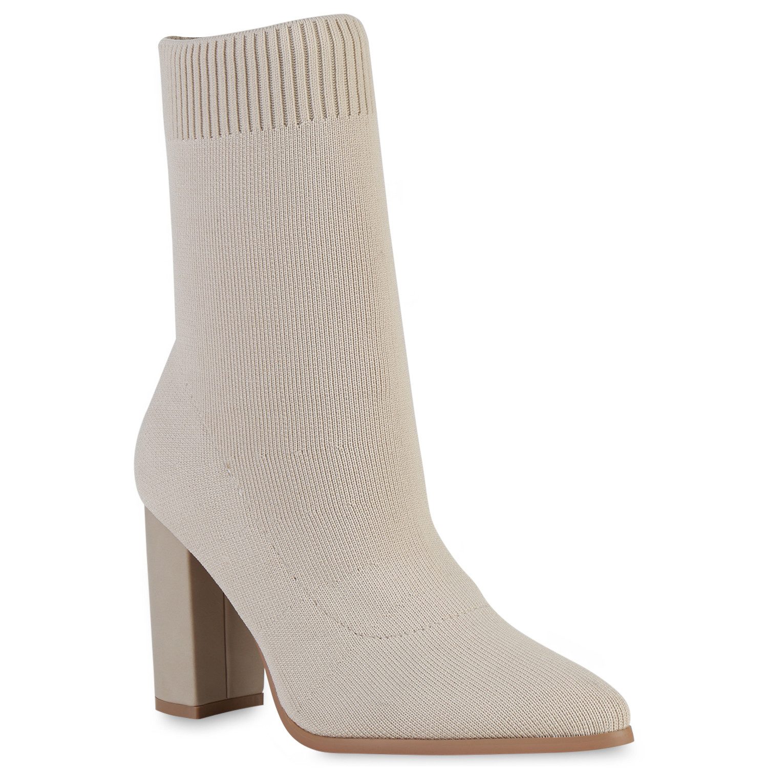 VAN HILL 838159 Schlupfboots Damen Schlupfstiefeletten Stiefeletten Stiefel günstig online kaufen