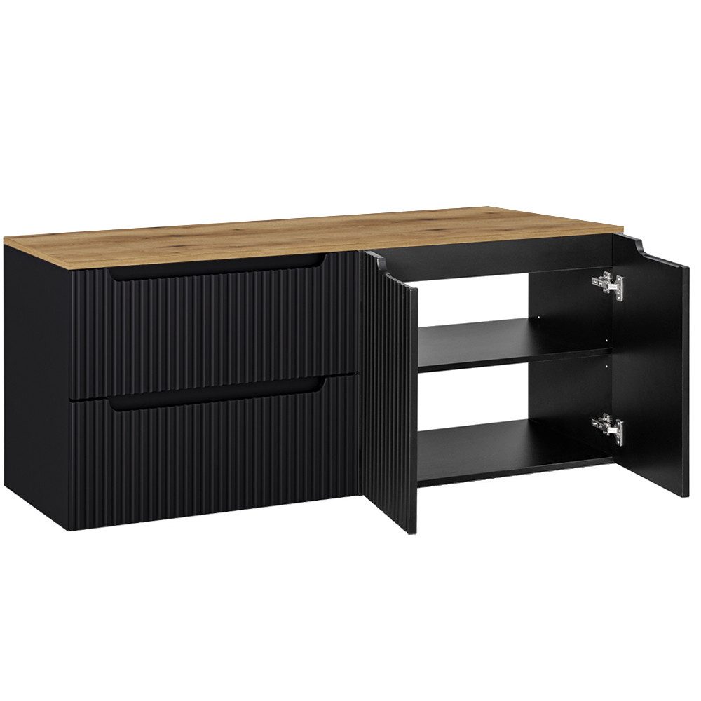 Lomadox Waschtischplatte NEWPORT-56-OAK, 160cm, in Eiche – Bild 5 von 5