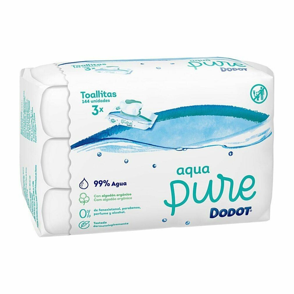 Dodot Körperpflegemittel Dodot Aqua Pure Wipes (3 x 48 Stück)