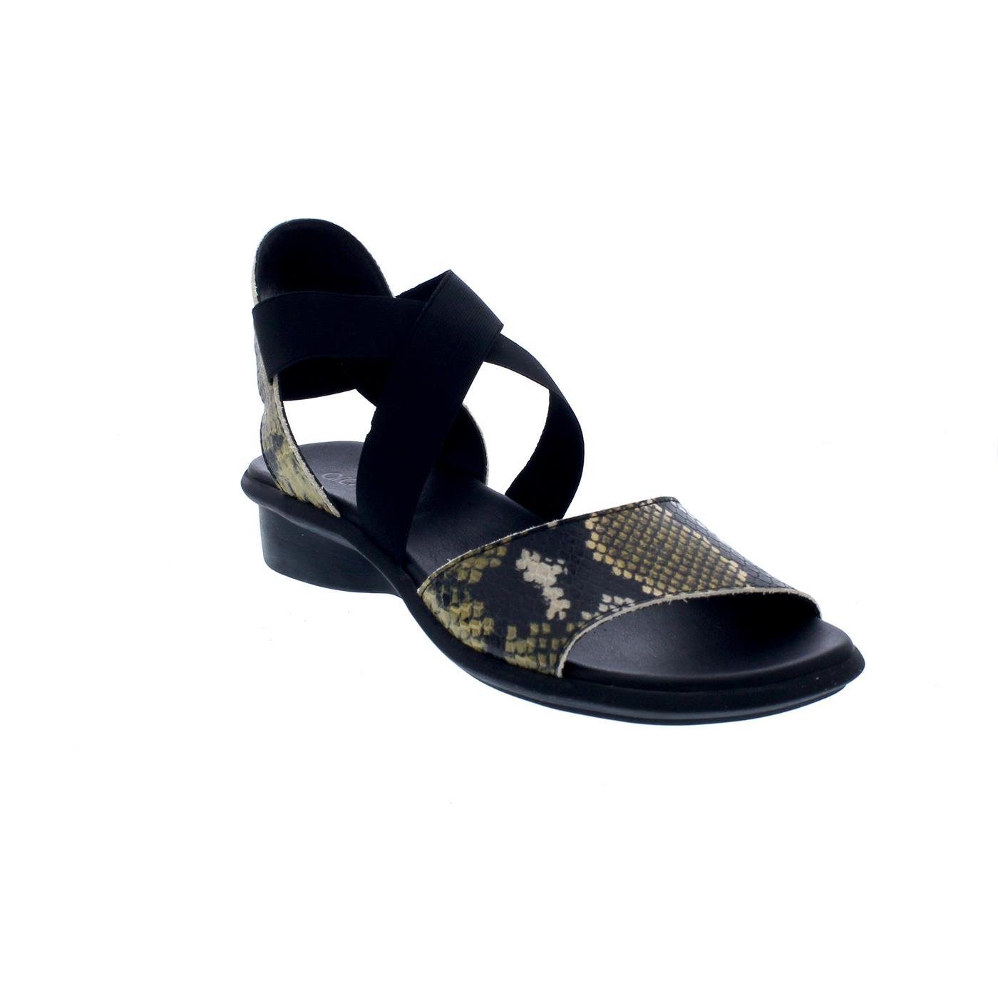 arche Arche Satia Sandale, Yuba dbl cuir (Glattleder), Kenya / noir, Latexso Sandale