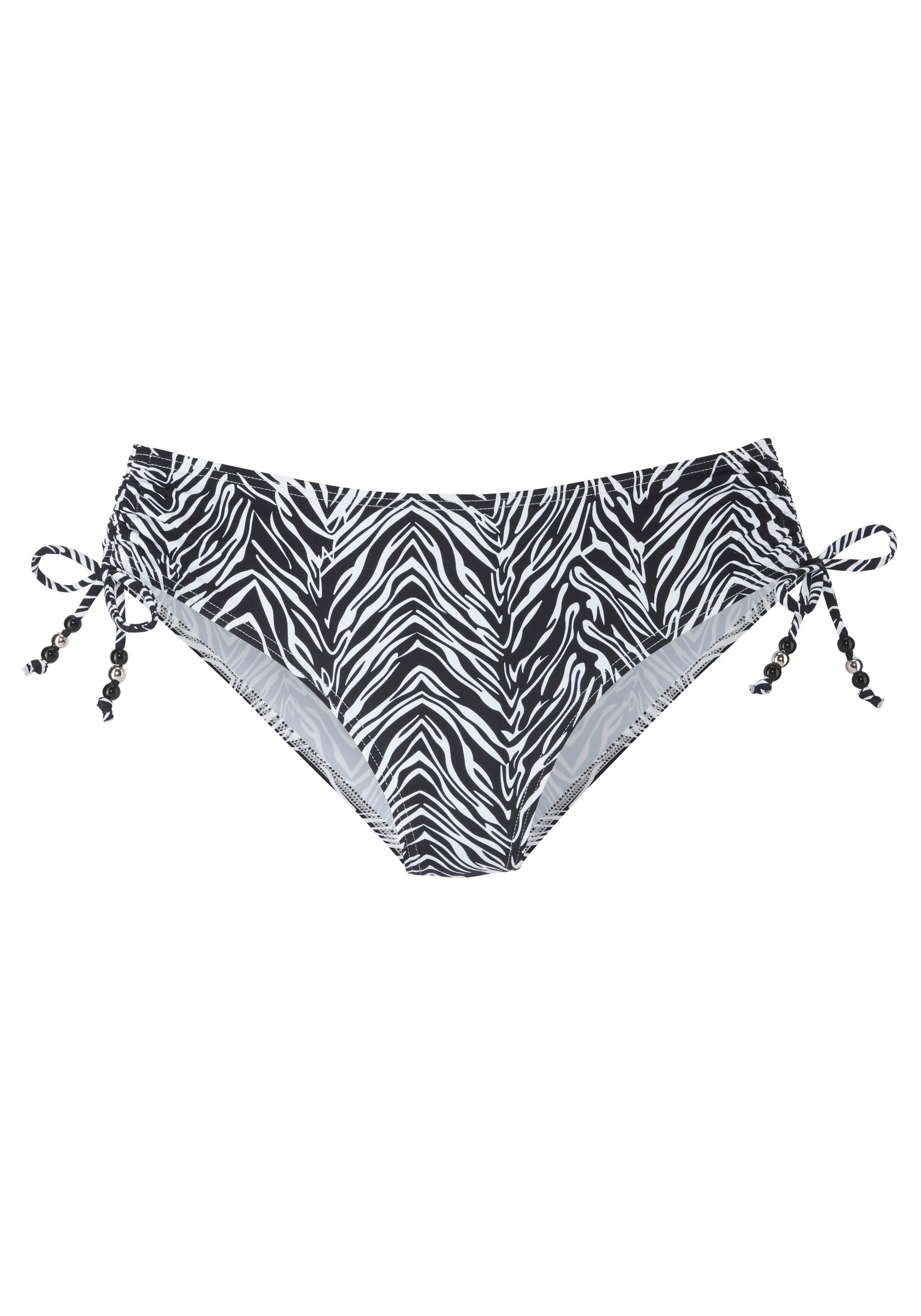 s.Oliver Bikini-Hose Kanto seitlich regulierbar und im Animal-Design günstig online kaufen