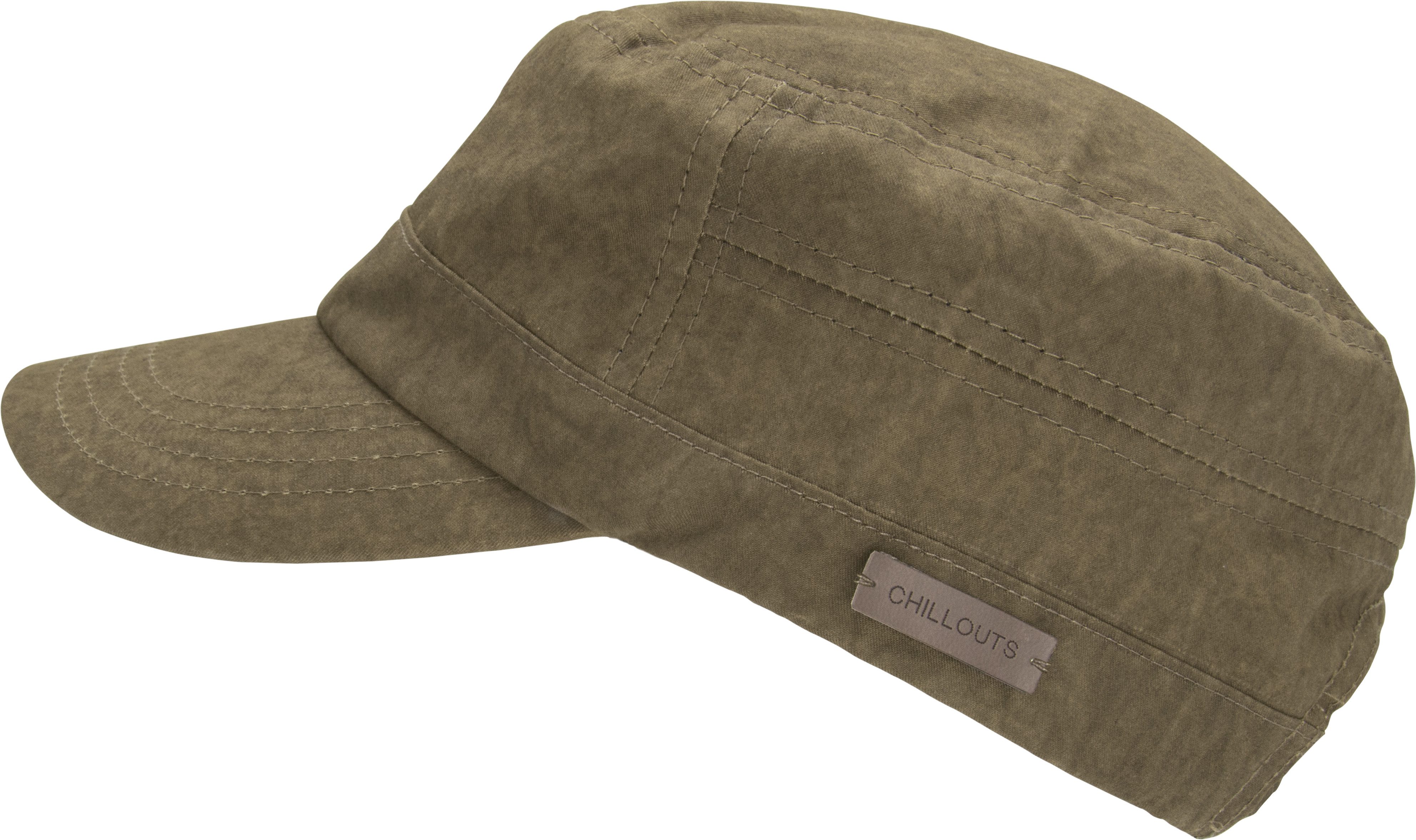 chillouts Army Cap Ettrick Hat aus reiner Baumwolle mit individueller Passf günstig online kaufen