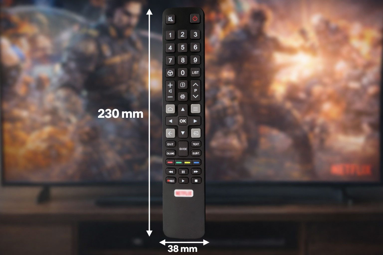 azurano Ersatz für TCL RC802N Fernbedienung (RC802N, YUI1, YUI4, YAI4, YAI1, ARC802N, SUB THOMSON, TCL)