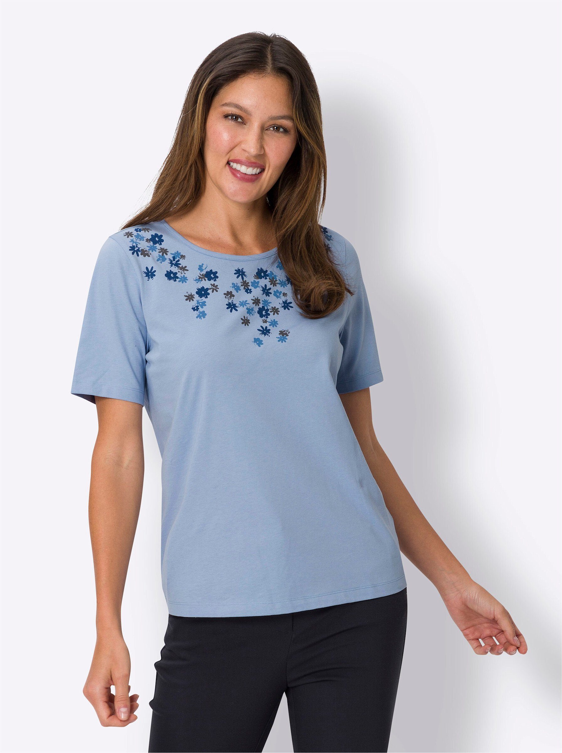 Sieh an! T-Shirt bleu-anthrazit | T-Shirts