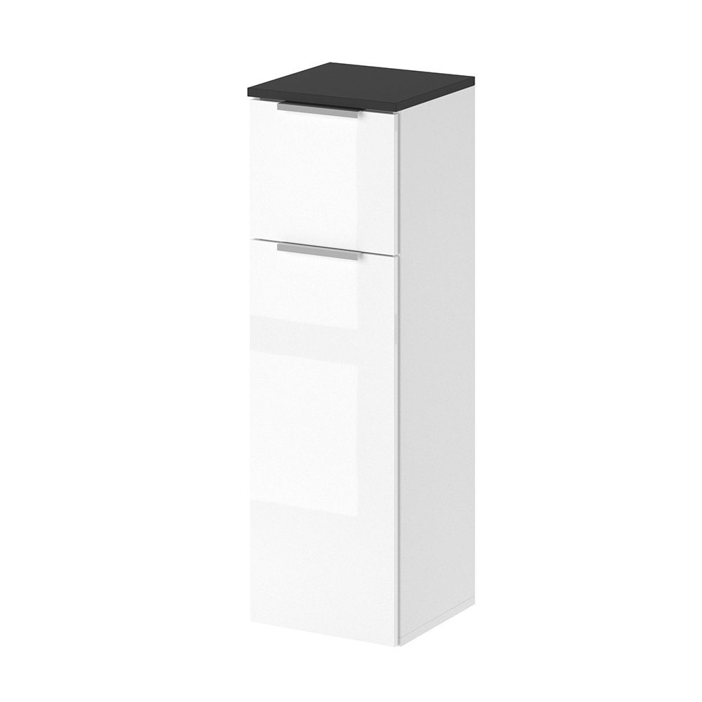 Vicco Midischrank Otis, Weiß Hochglanz/Anthrazit, 30 günstig online kaufen