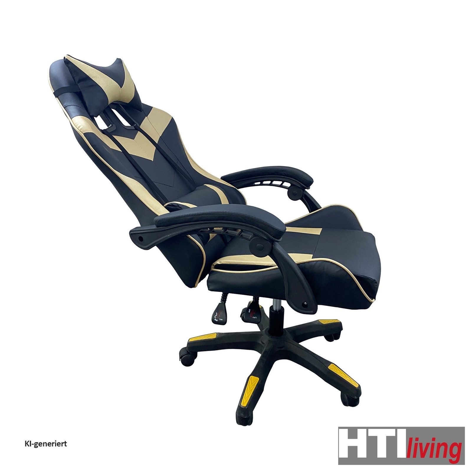 HTI-Living Gaming-Stuhl Gamingstuhl Krit (Stück, 1 St), höhenverstellbarer Drehstuhl Schreibtischstuhl – Bild 4 von 5