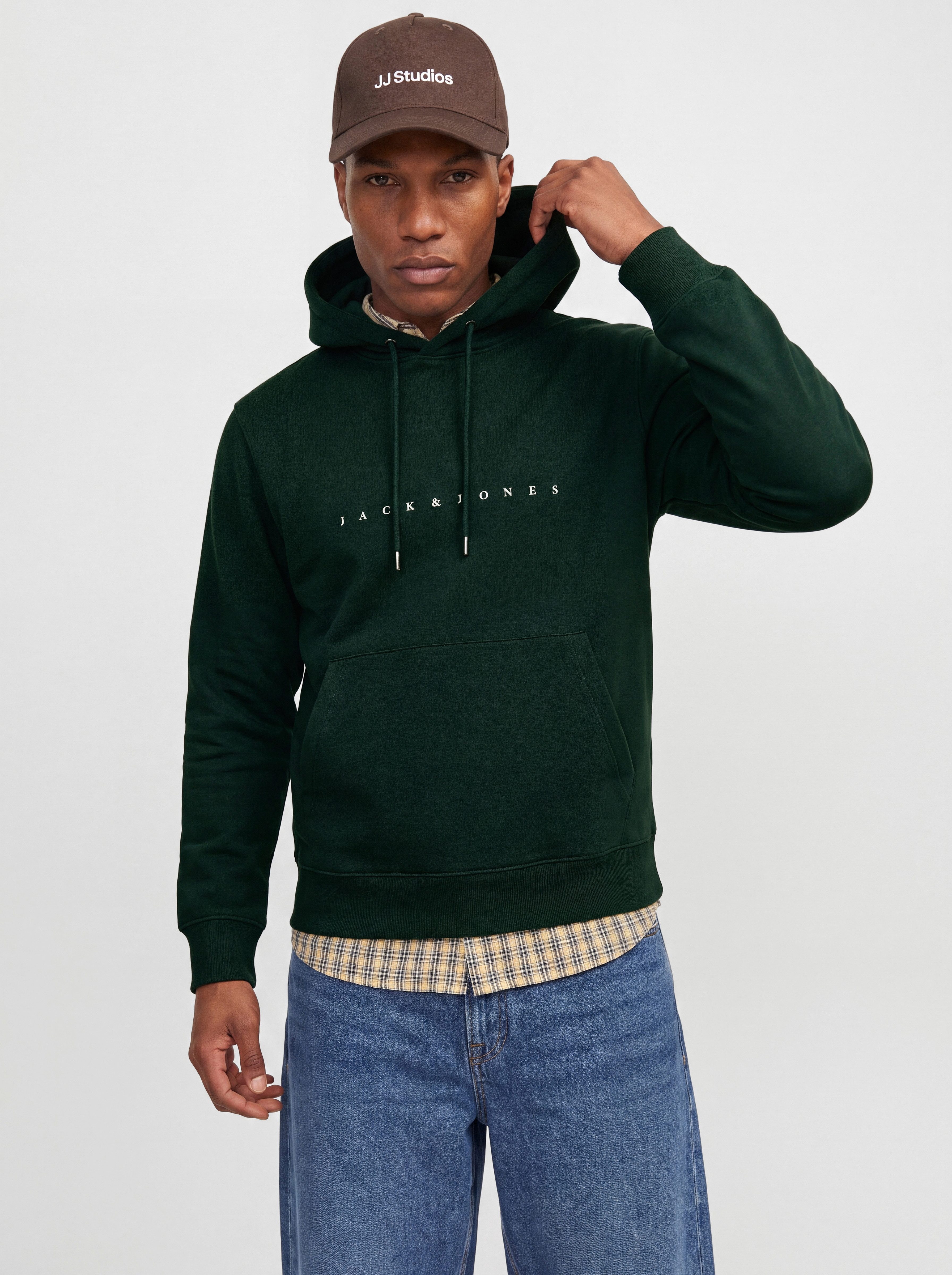 Jack & Jones Kapuzensweatshirt JJESTAR mit 3D-Print und Kapuze für vielseitige Anlässe Baumwollmischung, relaxed fit
