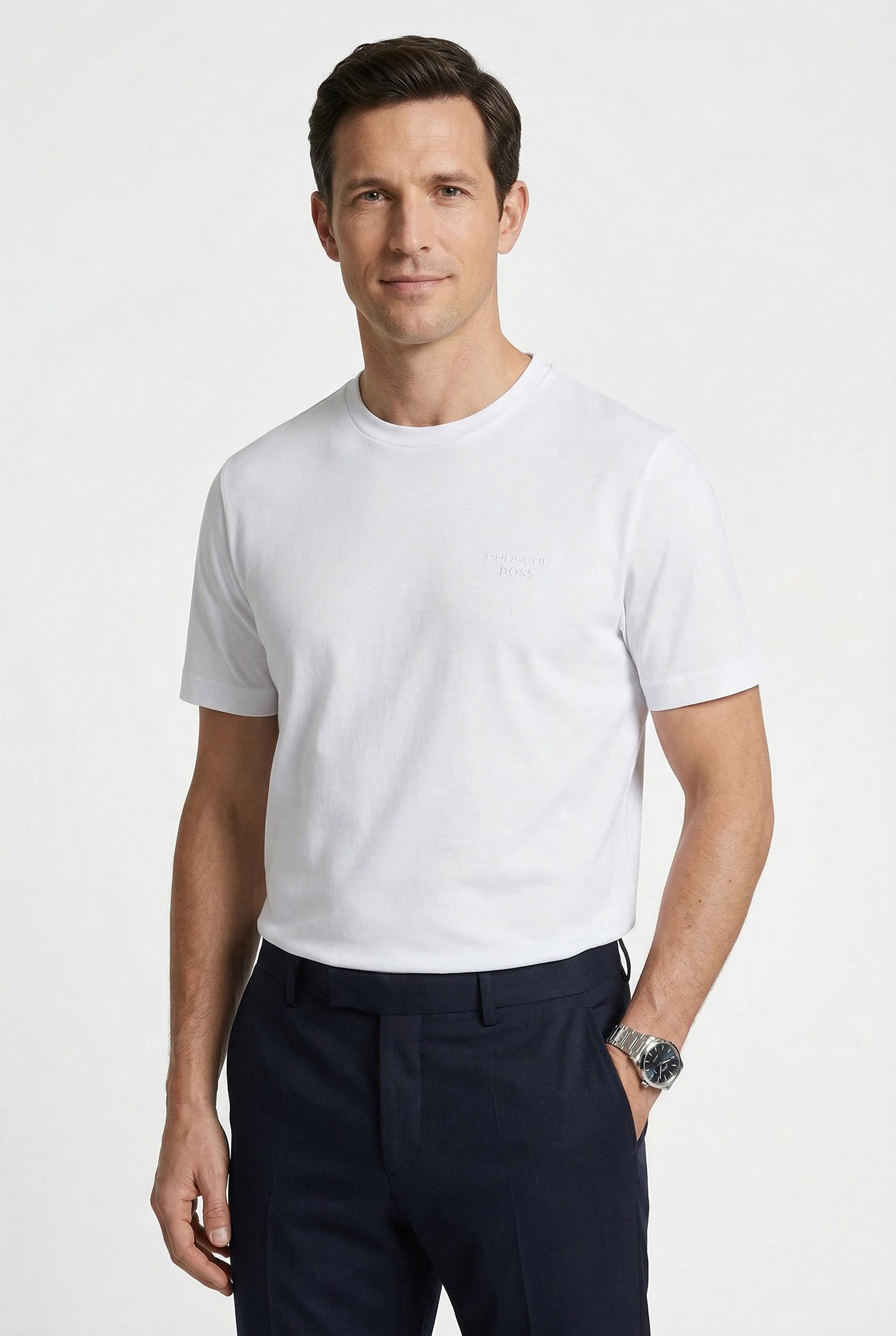 BOSS GREEN T-Shirt Porsche Spirit 70 Capsule Collection Premium Herrenmode Limited