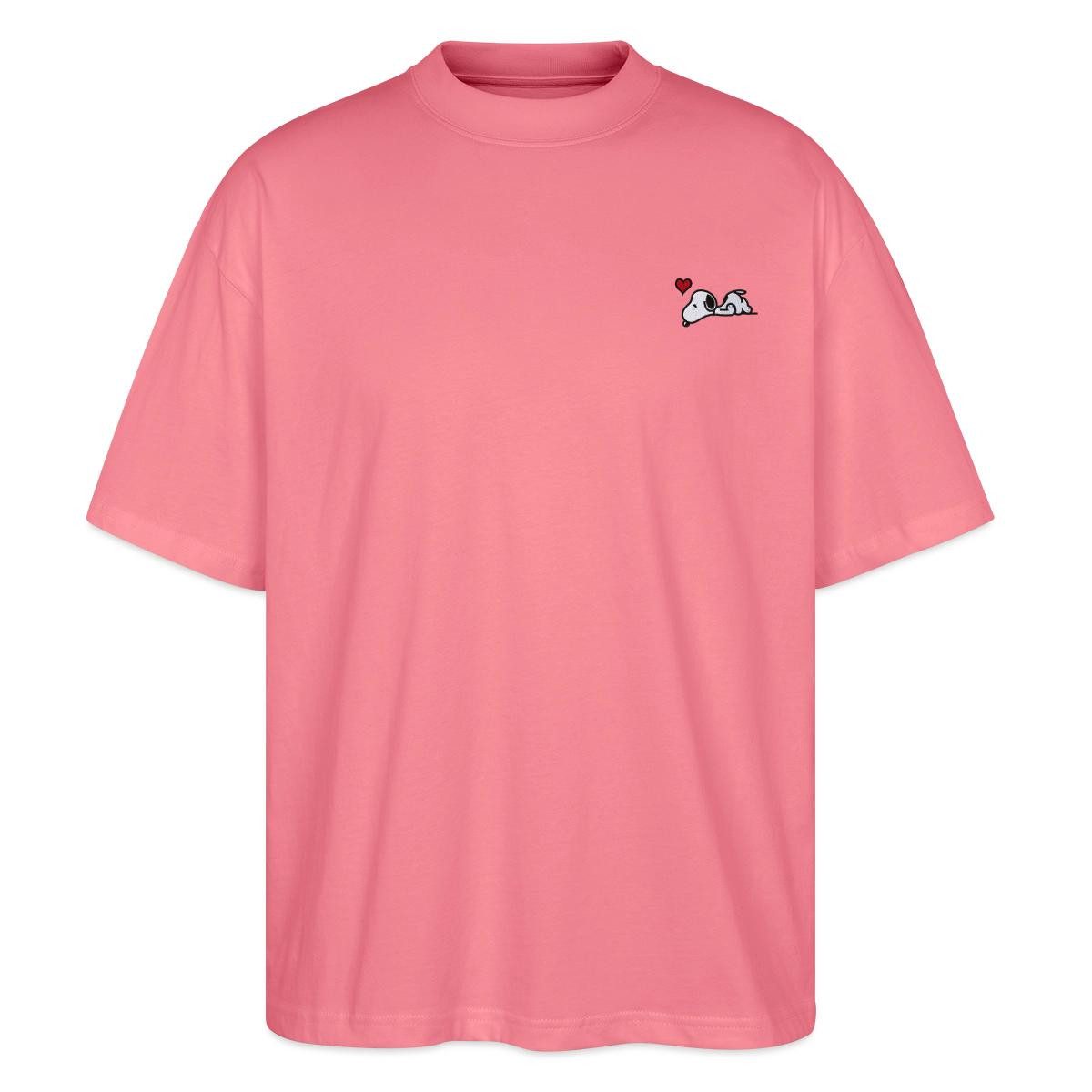 Spreadshirt T-Shirt Peanuts Snoopy Liebe Herz Love Stick Oversize Unisex T-Shirt (1-tlg)