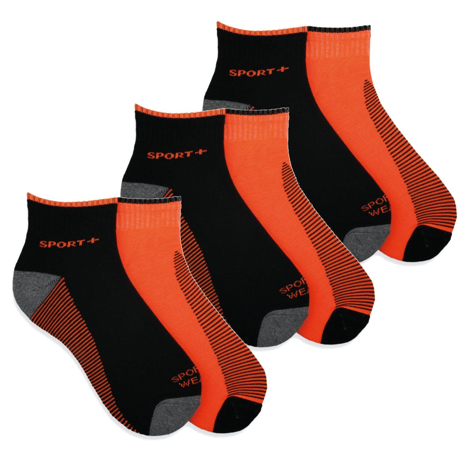 bentini Sneakersocken Sneakersocken Sport, 6 Paar günstig online kaufen
