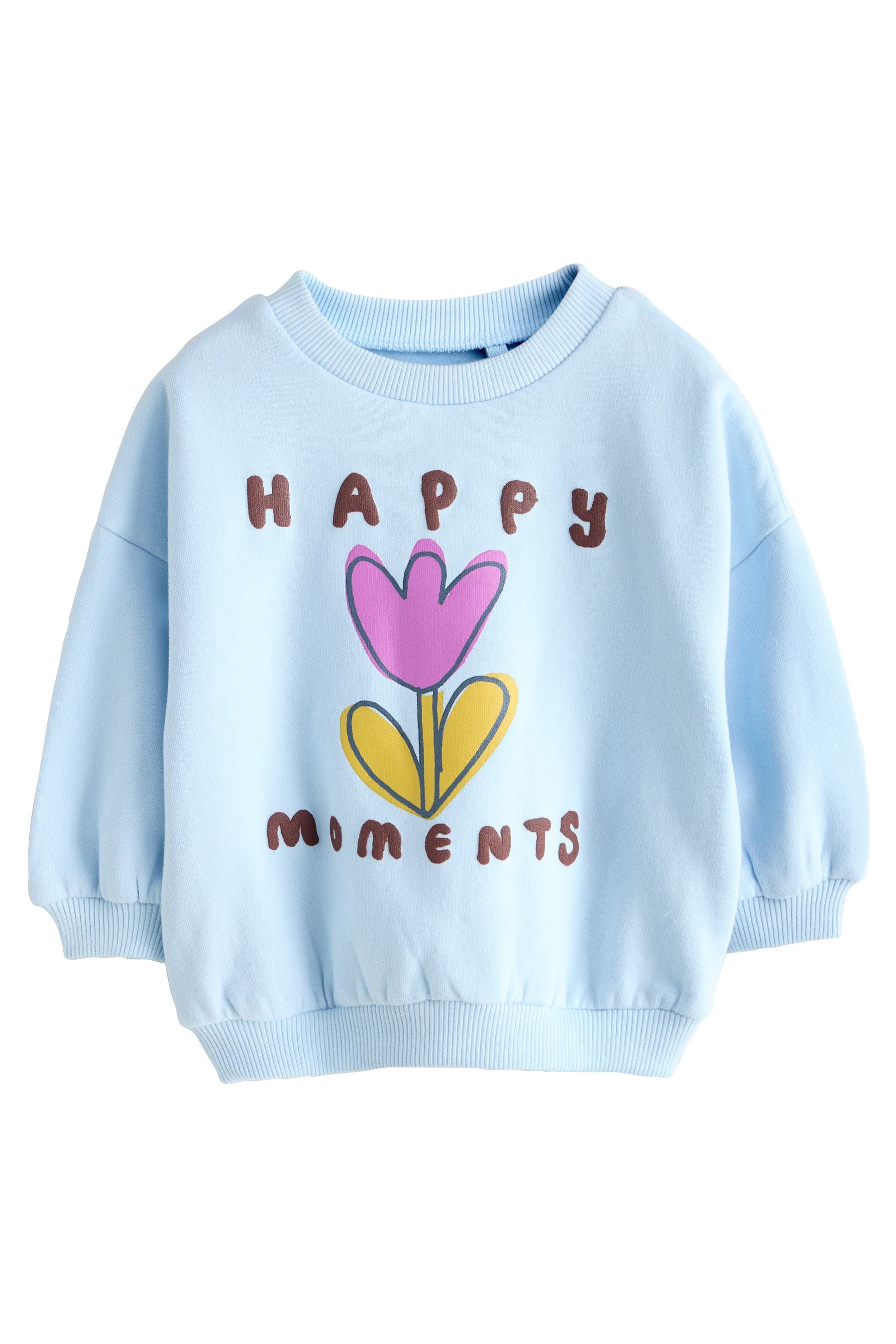 Next Sweater Sweatshirt mit Rundhalsausschnitt (1-tlg)