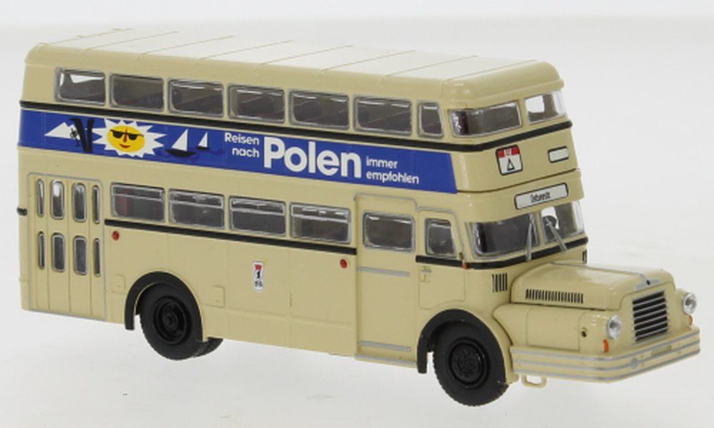 Brekina Modellauto Brekina H0 1/87 61204 IFA Do 56 Bus 1960, BVG - Reisen nach Polen, -, Maßstab 1:87