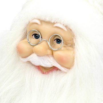 ECD Germany Weihnachtsmann Weihnachtsmann Deko-Figur Santa-Claus Figur Winterdeko Weihnachten, und Geschenke, detailreich, Santa-Claus Figur Winterdeko Weihnachten