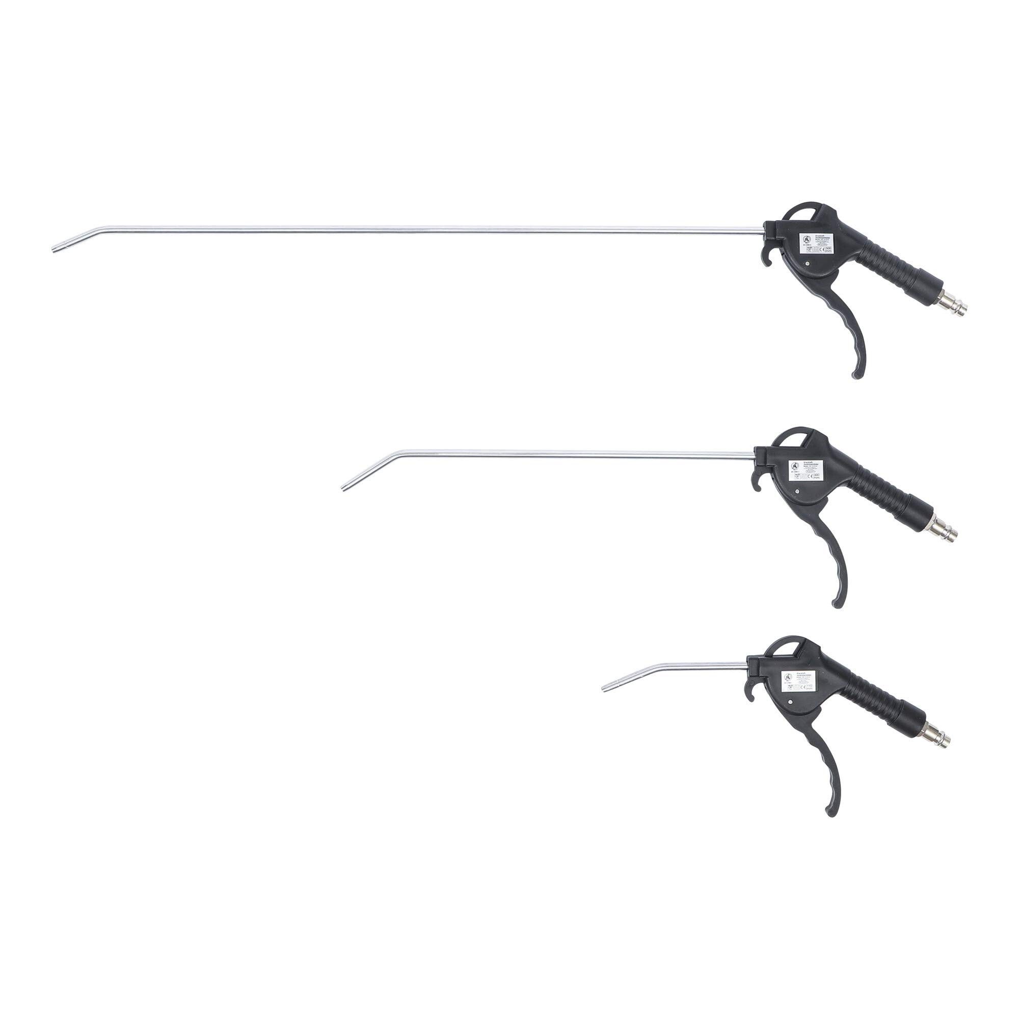 BGS Ausblaspistole BGS Do it yourself Druckluft-Ausblaspistolen-Satz 110 / 300 / 500 mm 3