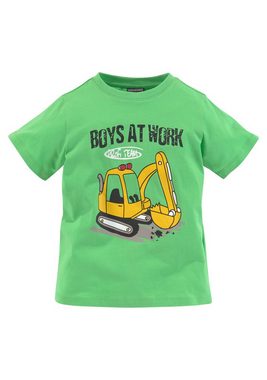 KIDSWORLD Shirt & Shorts (Spar-Set, 2-tlg., T-Shirt+Sweatbermudas) BOYS AT WORK