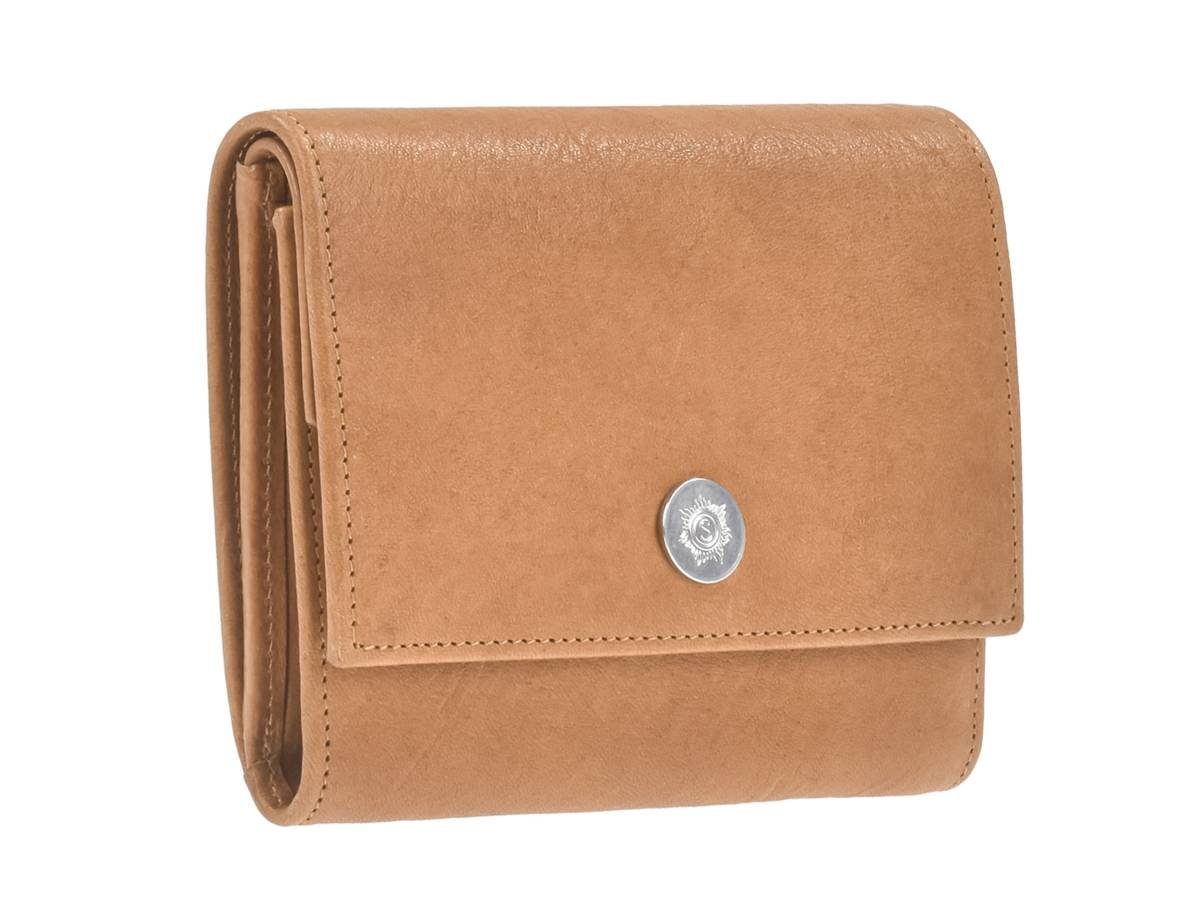Sonnenleder Geldbörse Tarn G Portemonnaie Herren Damen Leder 6 Kartenfächer sehr edel, Portemonnaie, 6 Kartenfächer, 12,5x10 cm, Lederbörse
