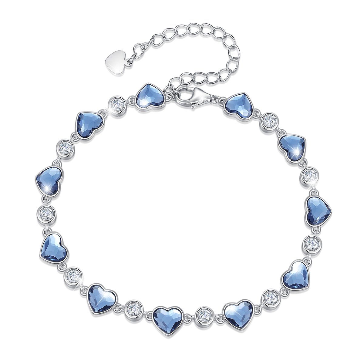 Armband Herzenskristall