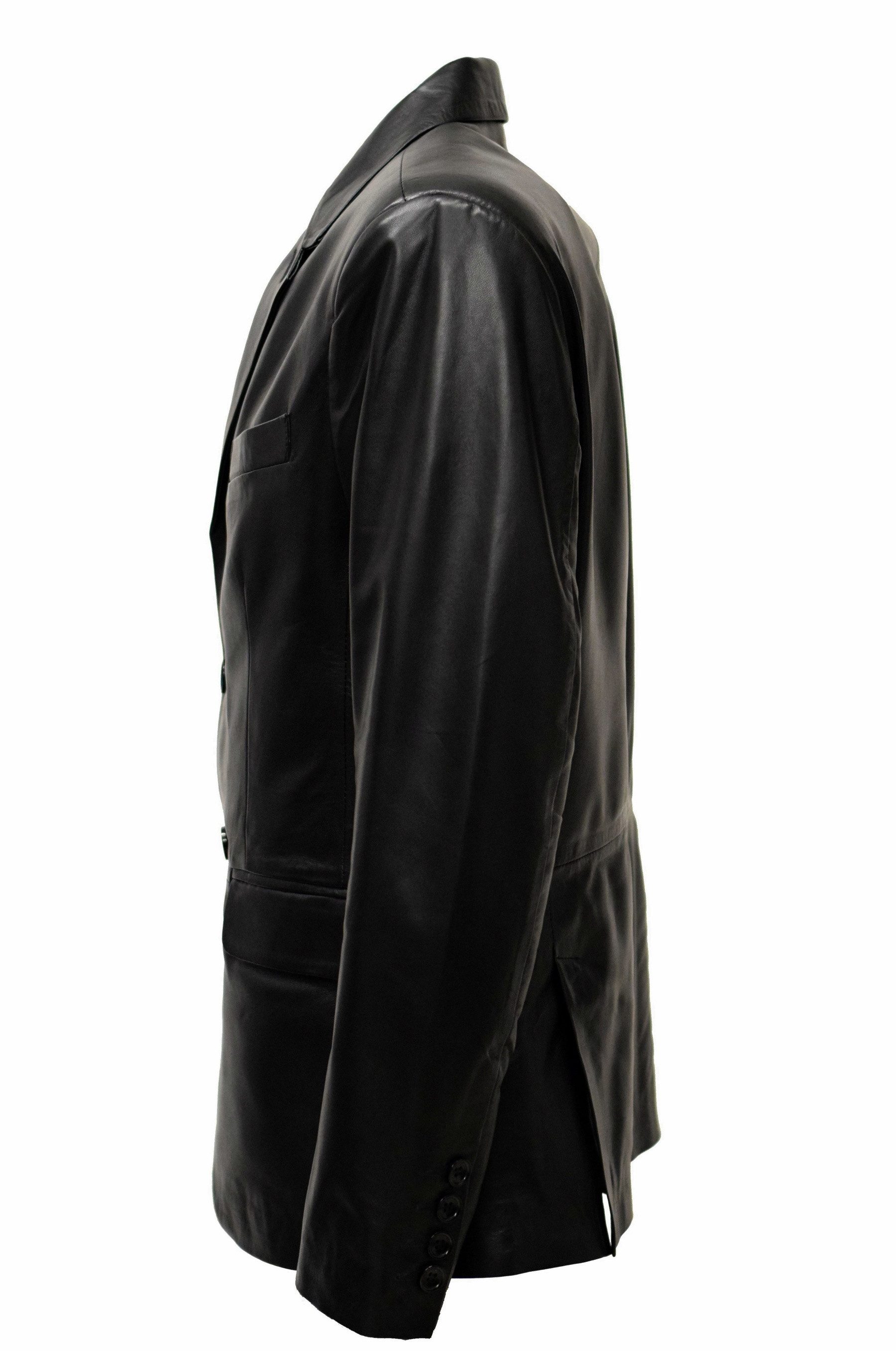 Zimmert Leather Ledersakko Boris Ledersakko Schwarz, Braun, Cognac