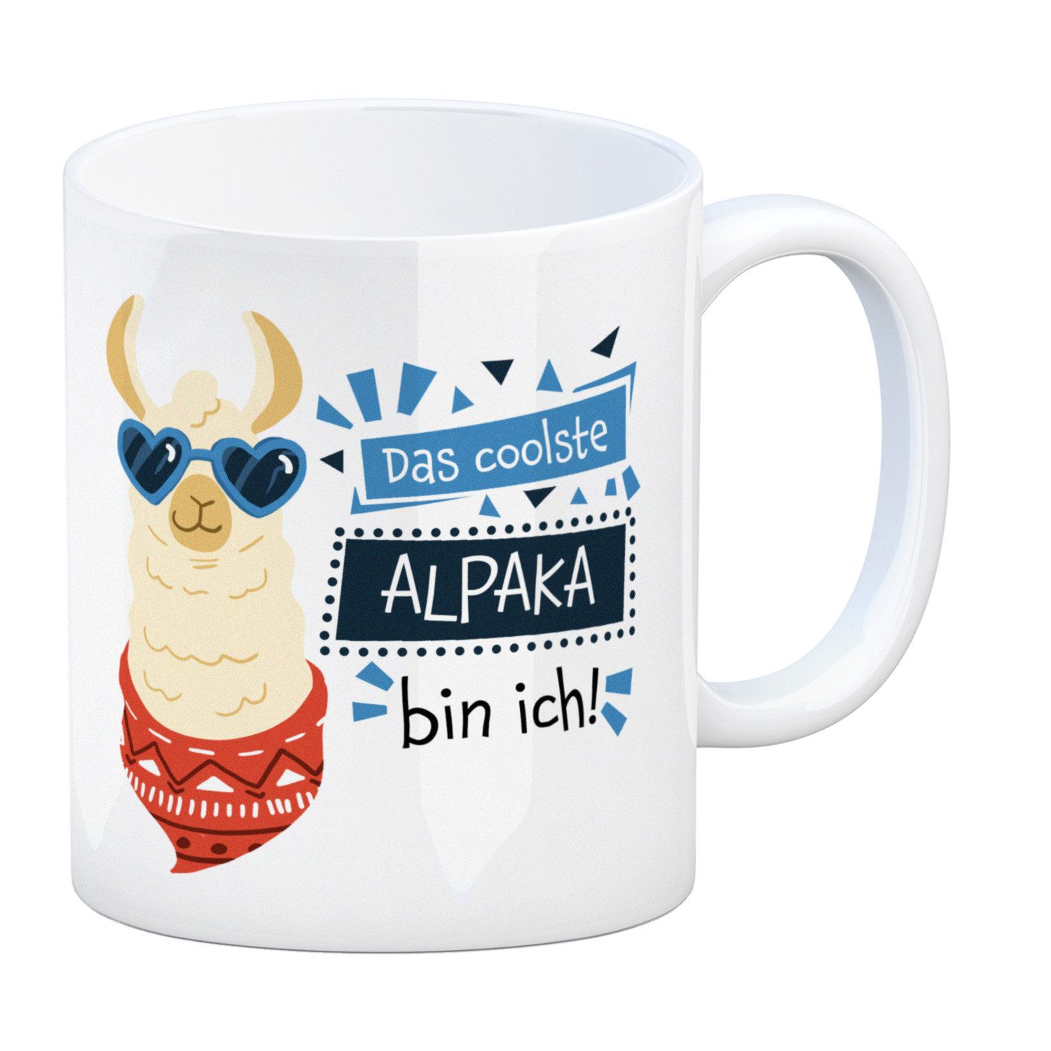 Tasse Das coolste Alpaka bin ich Kaffeebecher
