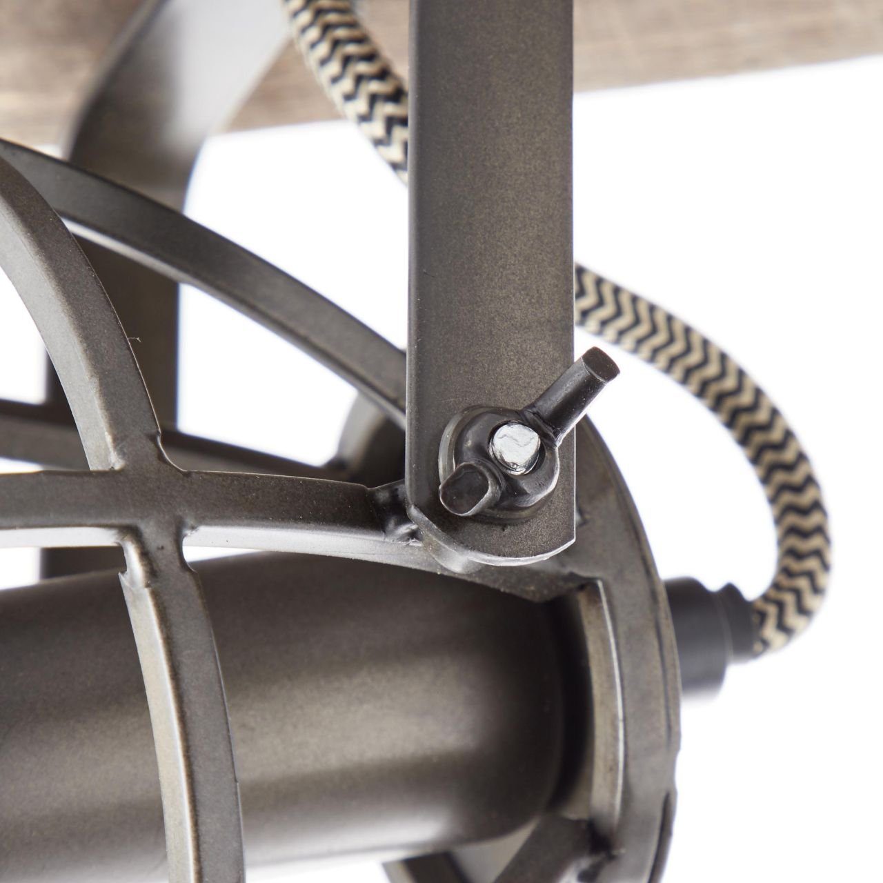 Brilliant Deckenstrahler Matrix, ohne Leuchtmittel, Spotbalken 2flg. schwarz stahl