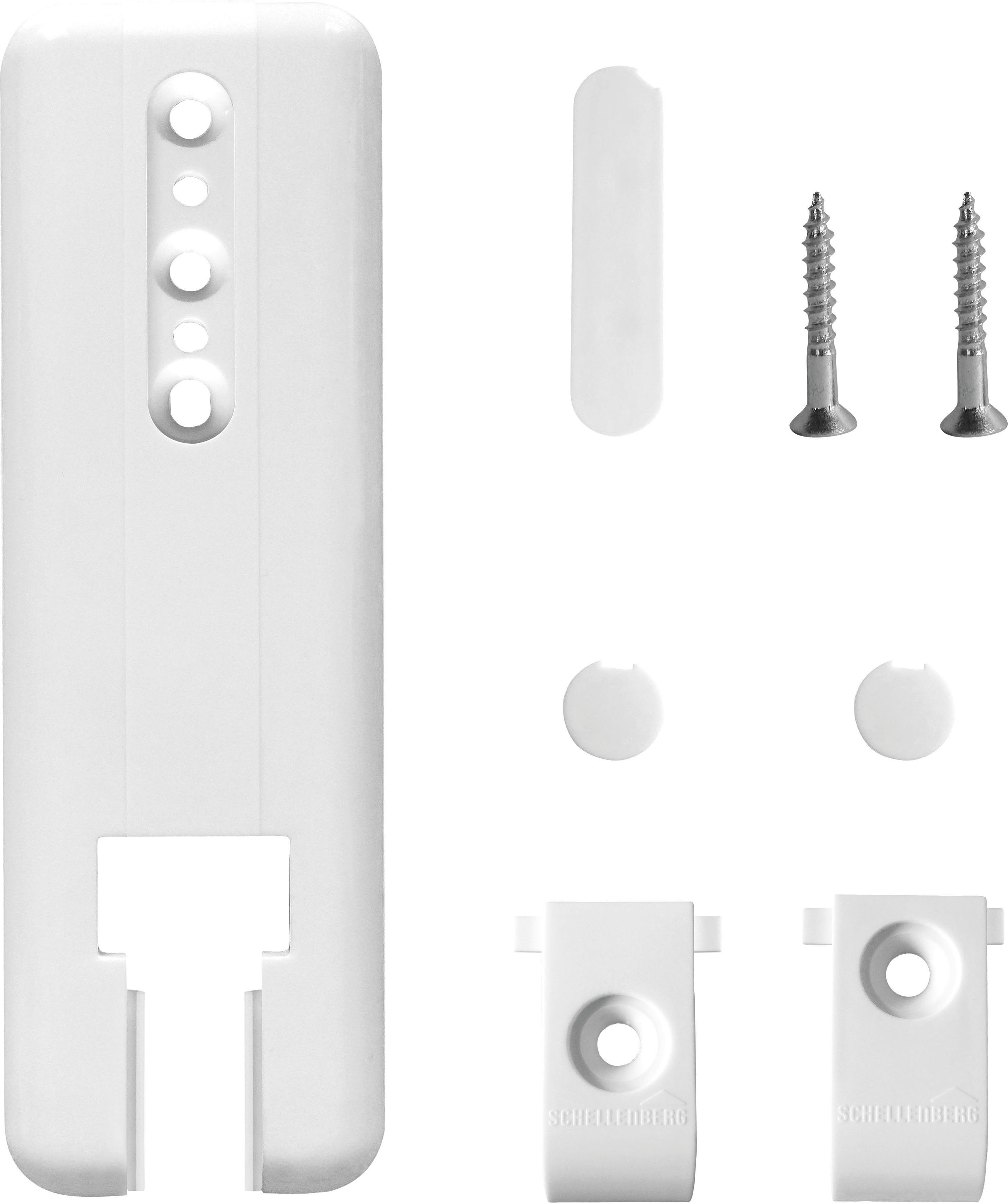 SCHELLENBERG Gurtwickler-Abdeckplatte Flexo Maxi, Zubehör für Einlassgurtwickler, Rollladengurtabdeckung Lochabstand 10,5 bis 16 cm