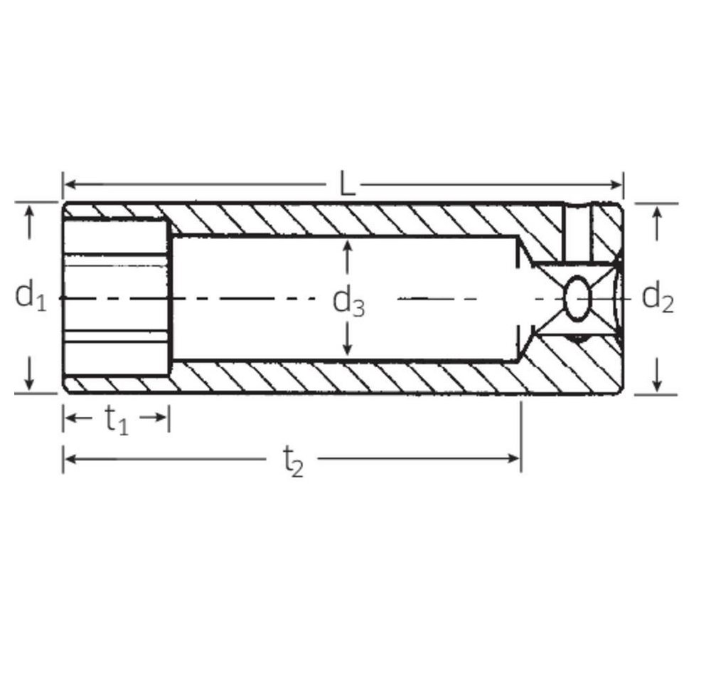 Thumbnail - Stahlwille Steckschlüssel Steckschlüsseleinsatz 1/4″ SW 13 mm