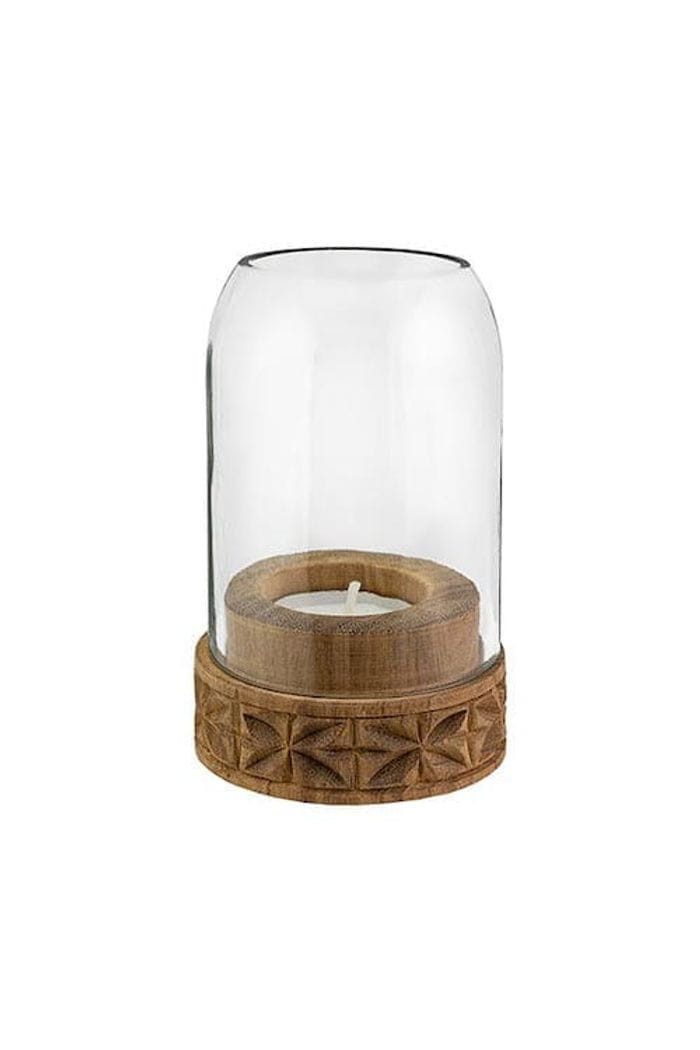 Chako Zanzibar Windlicht Upcycling - Mkongo - Klar, Handgefertigt · Recyceltes Glas · Unikat