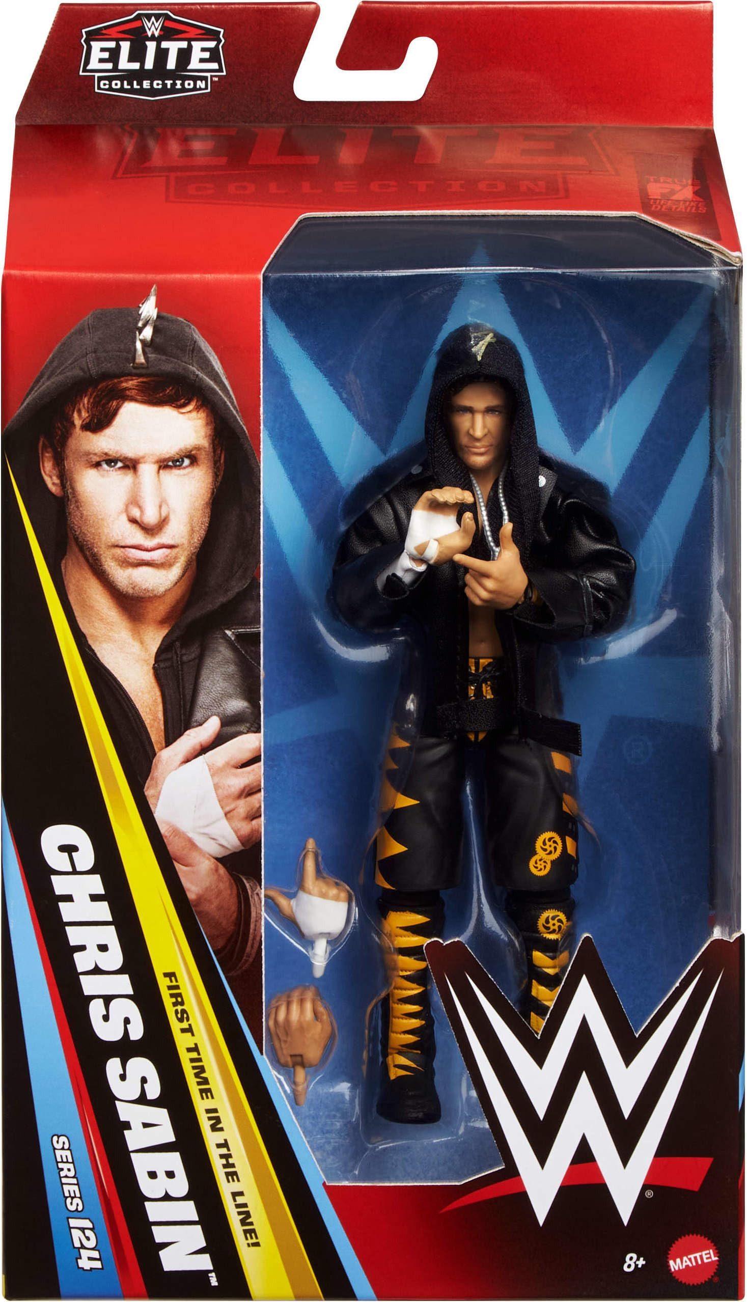 Mattel® Actionfigur WWE Elite Collection Series #124 – Chris Sabin, (1 Figur mit Zubehör)