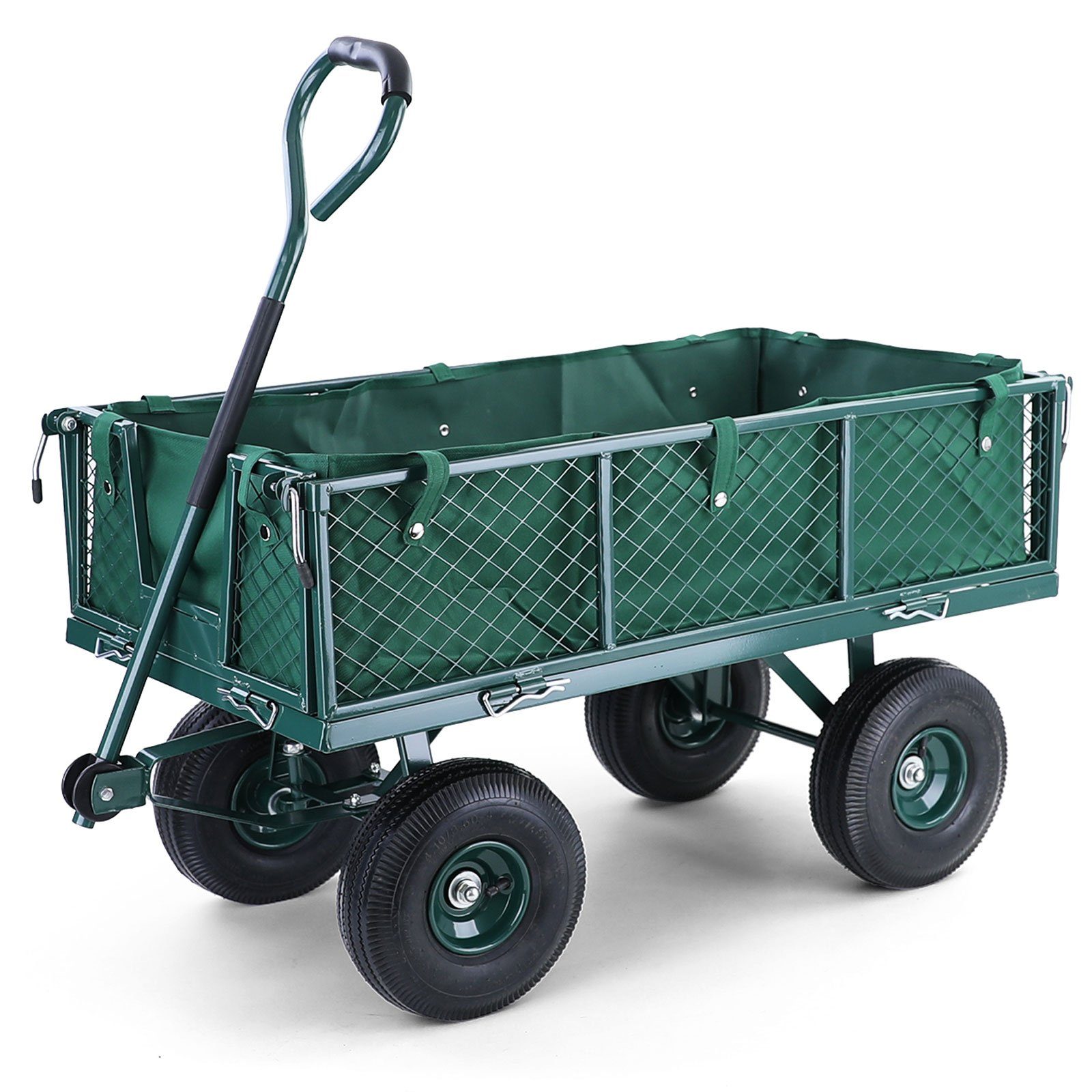 Schubkarre Transportwagen Gartenwagen Gerätewagen mit Luftbereifung XL 300 KG