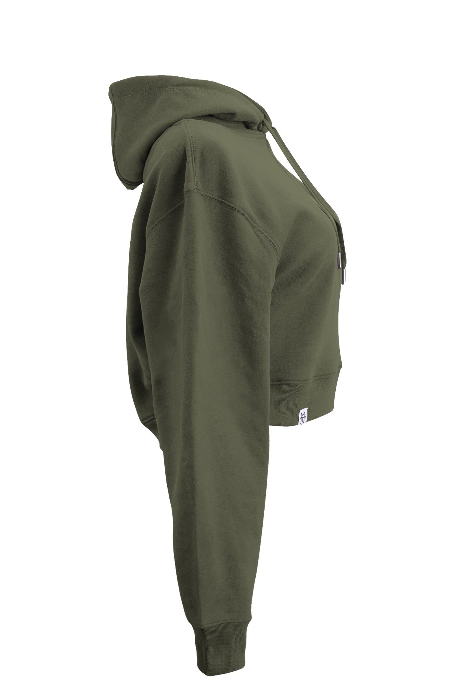 Manufaktur13 Hoodie Oversize Crop Hoodie - kurzer Kapuzenpullover, Cropped Sweater