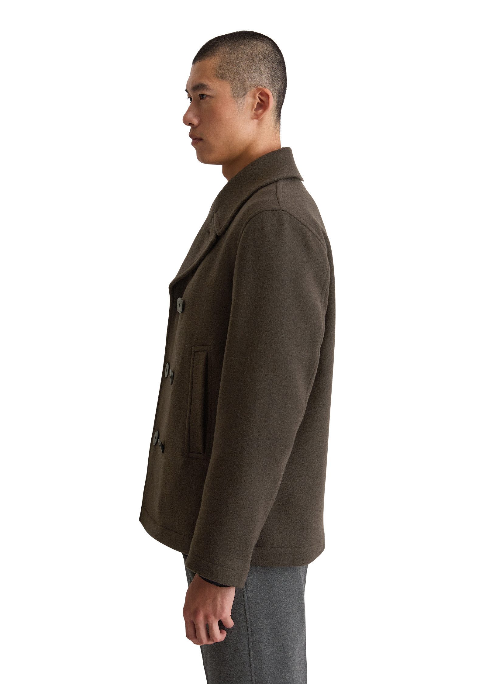 Marc O'Polo Outdoorjacke aus dichtem Schafwoll-Mix günstig online kaufen