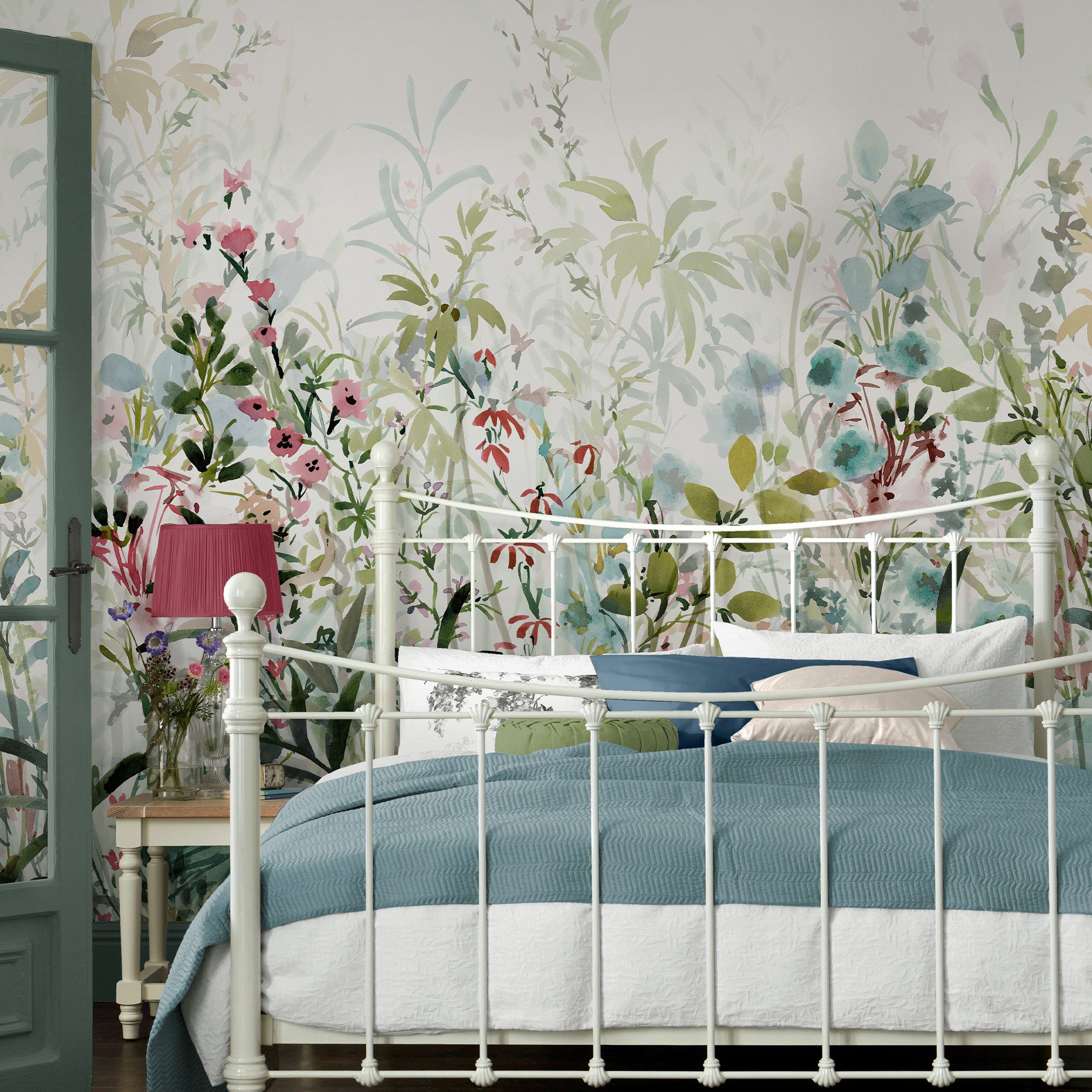 LAURA ASHLEY Vliestapete Summer Palace, glatt, günstig online kaufen