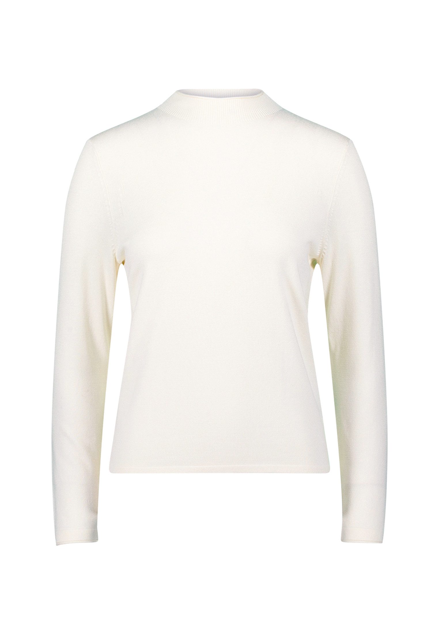 Zero Strickpullover Damen mit hohem Kragen (1-tlg) Plain/ohne Details