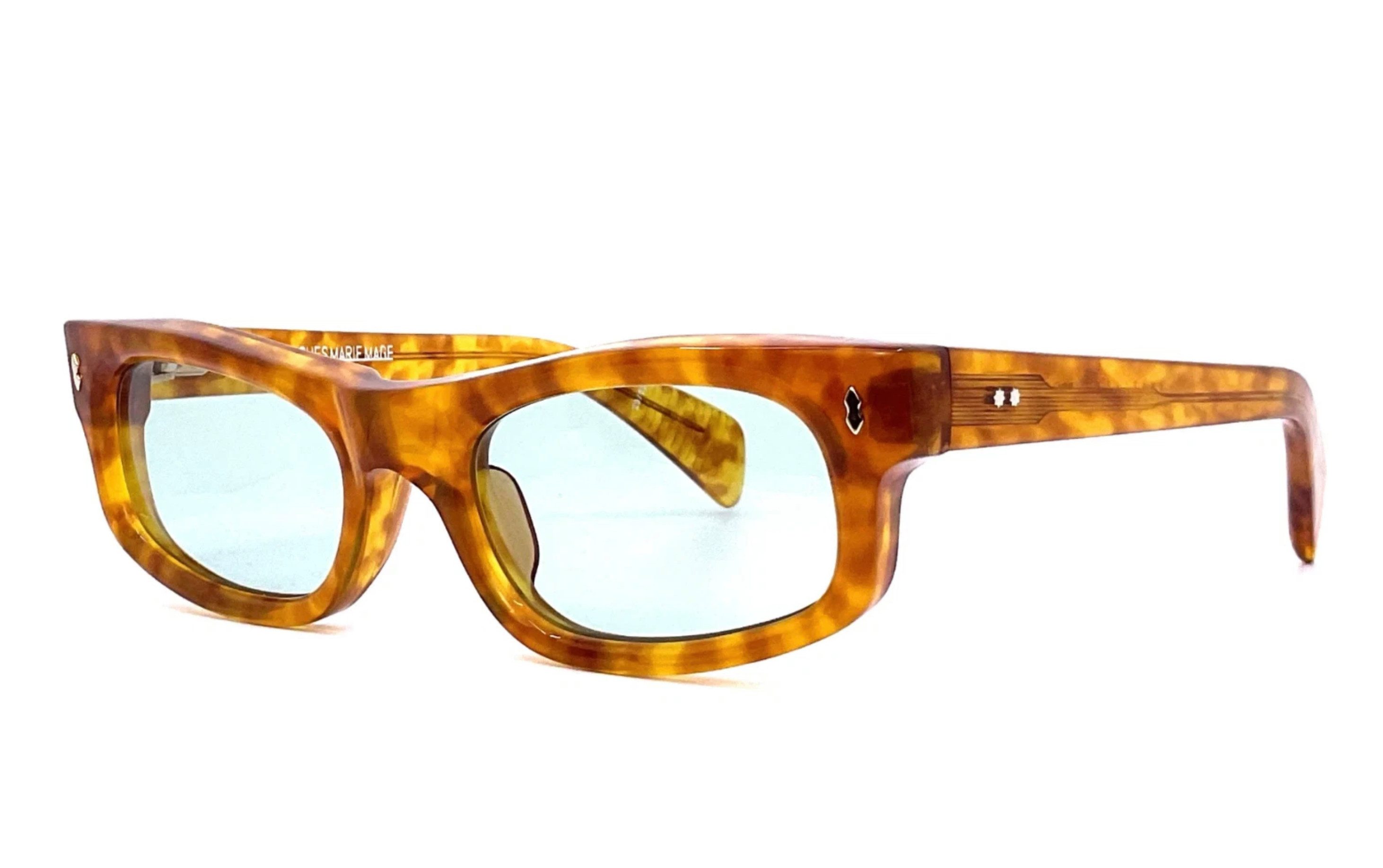 Jacques Marie Mage Sonnenbrille Damen Initials Limited 300 Stk Handmade in Japan 7-Barrel Kugel-Scharnier,Double-Laminated
