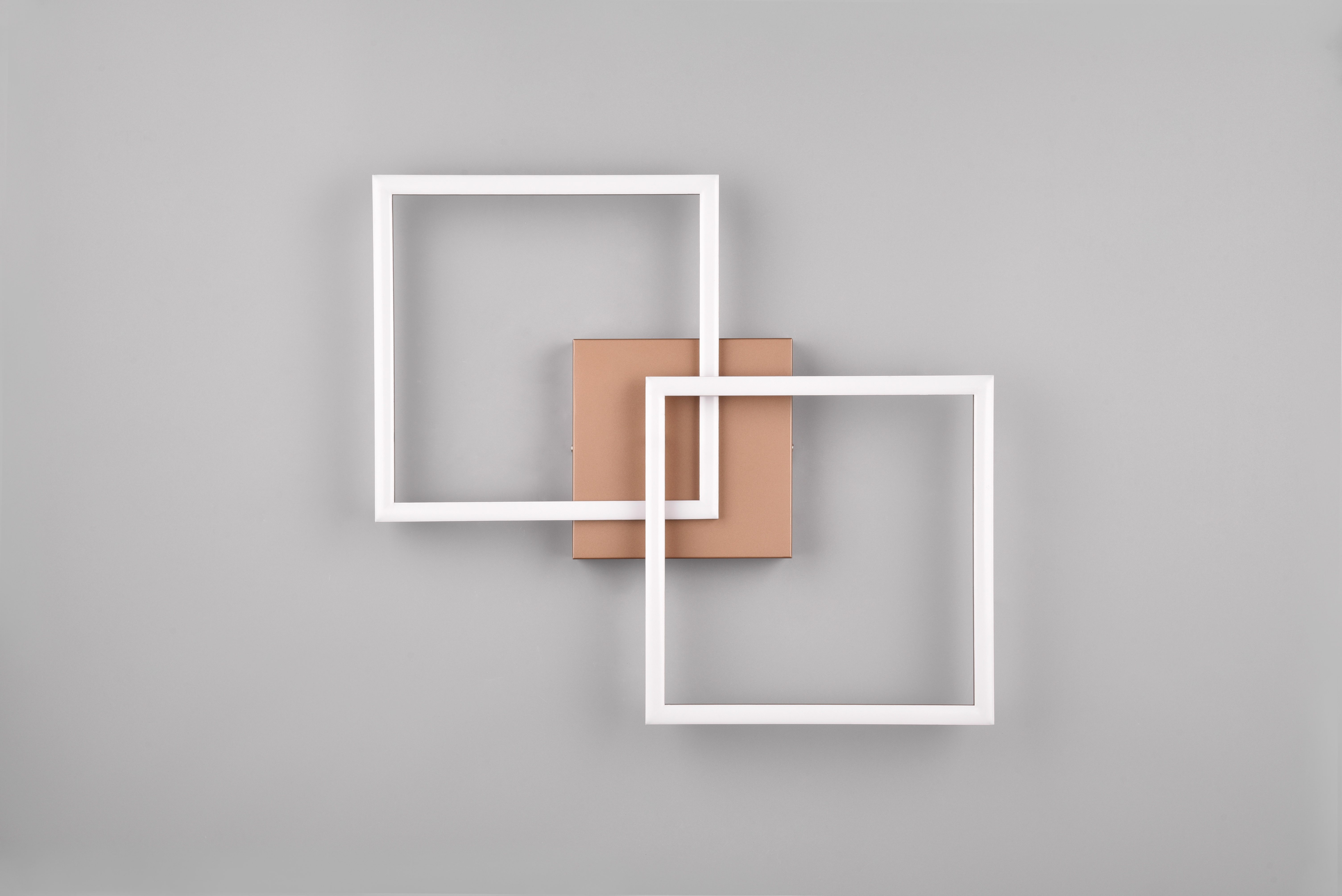 my home LED Deckenleuchte ANTJE, Deckenlampe, schwenkbare LED-Rechtecke, LED fest integriert, Warmweiß, Wand- und Deckenmontage möglich