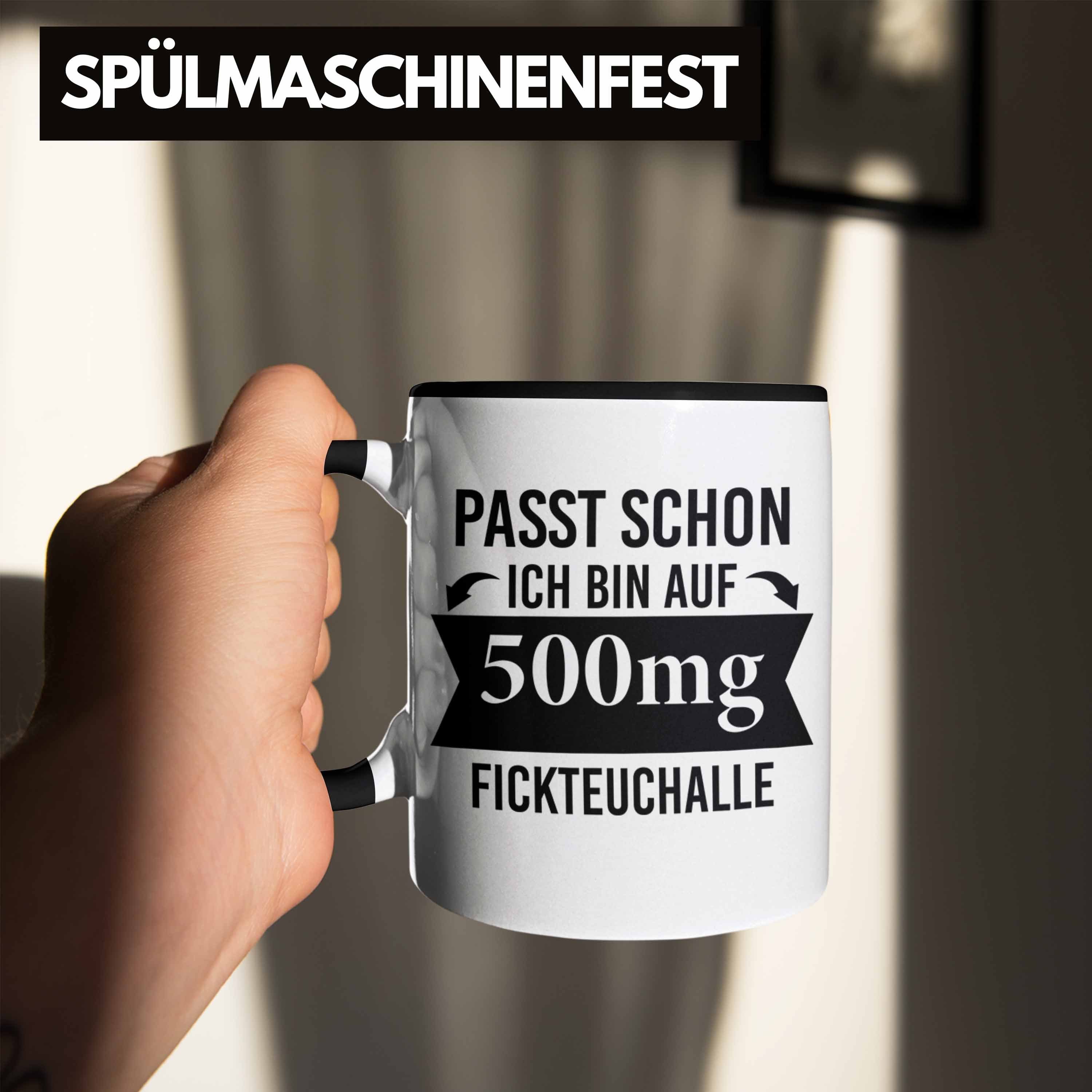 Trendation Tasse Trendation Kollege Schwarz Tasse Lustiger Arbeitskollege Geschenkidee Spruch - Kaffetasse Büro Sprüche Kollegin Geschenk