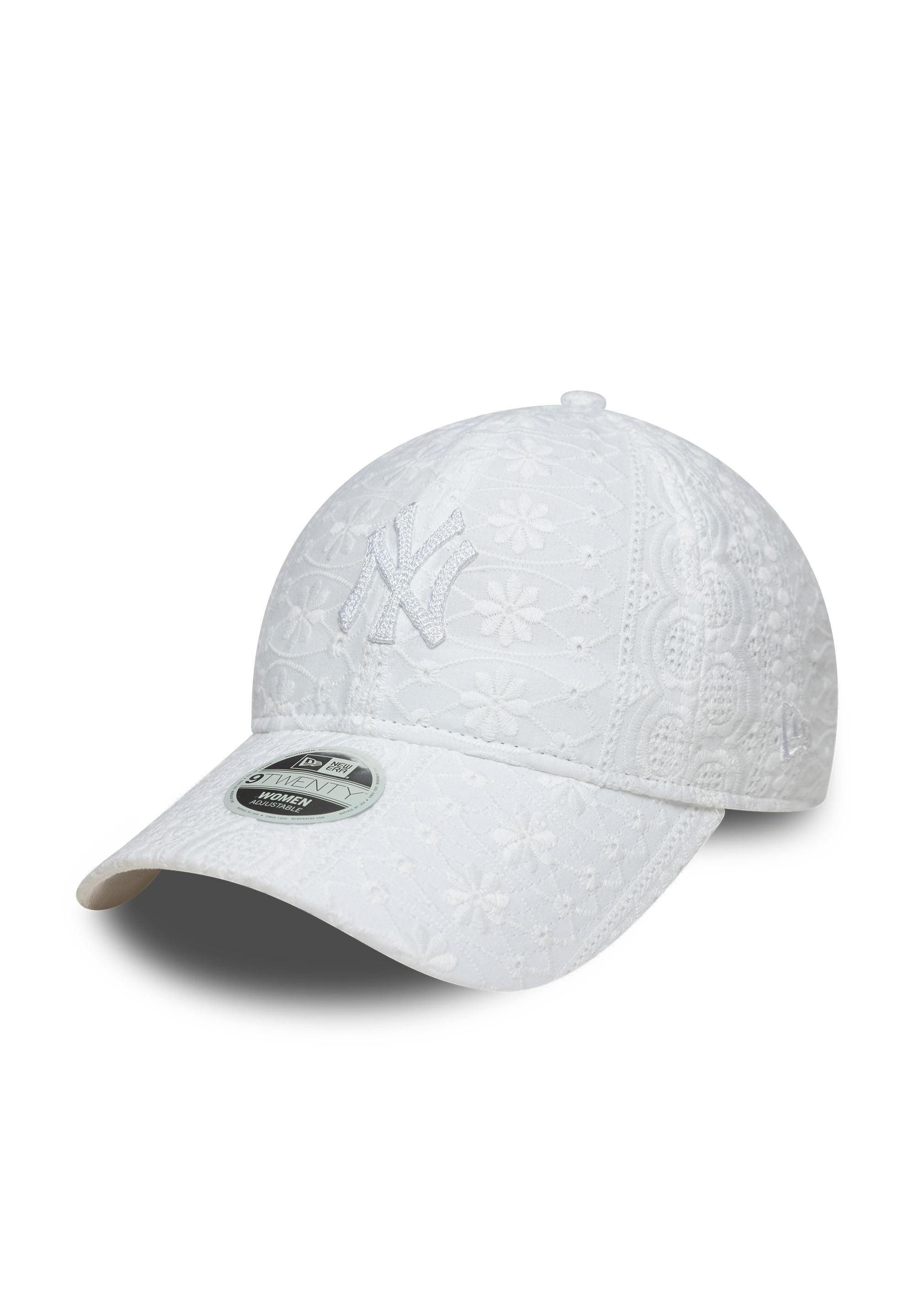Baseball Cap New York Yankees Damen Broderie 9TWENTY Cap New Era Weiß